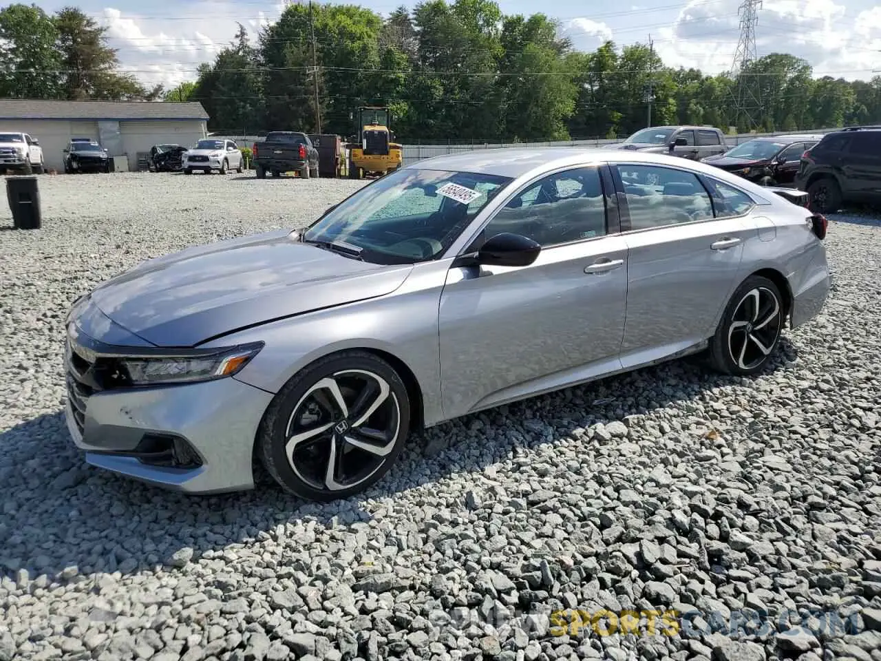 1 Photograph of a damaged car 1HGCV1F32NA058801 HONDA ACCORD 2022