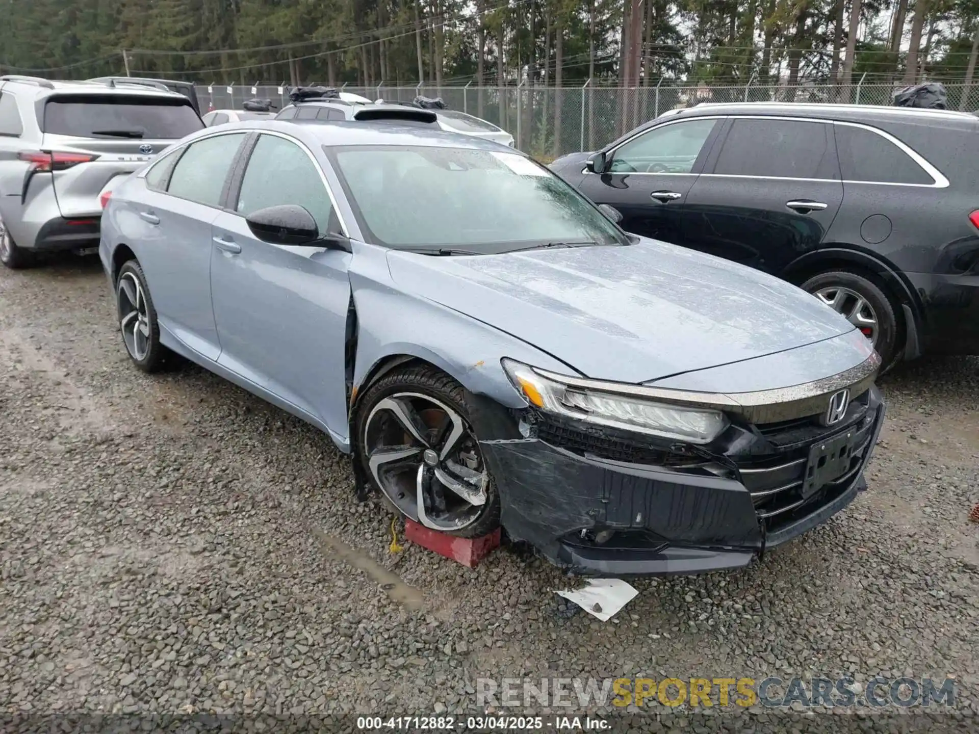 1 Photograph of a damaged car 1HGCV1F32NA070236 HONDA ACCORD 2022