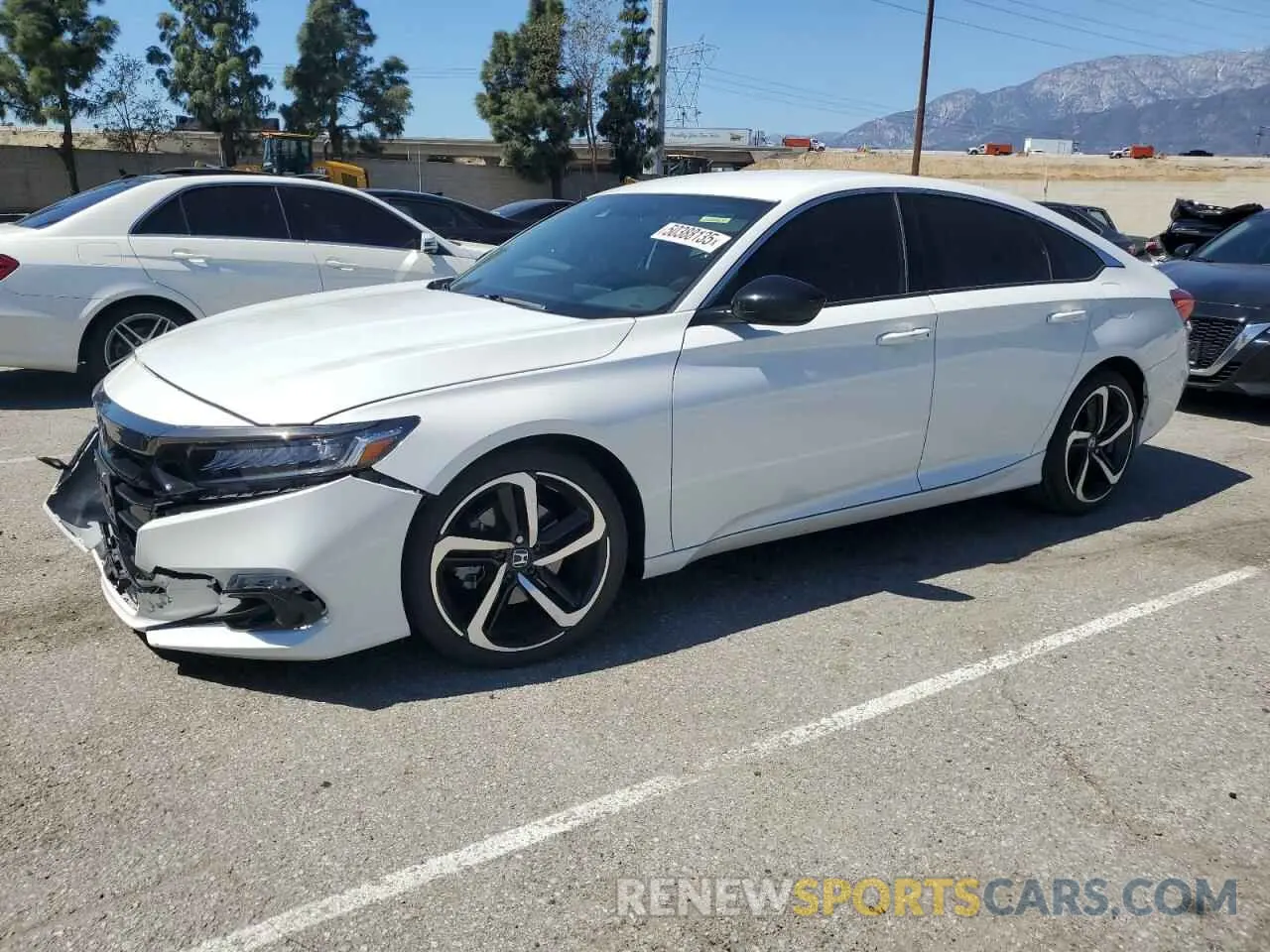 1 Photograph of a damaged car 1HGCV1F32NA084850 HONDA ACCORD 2022