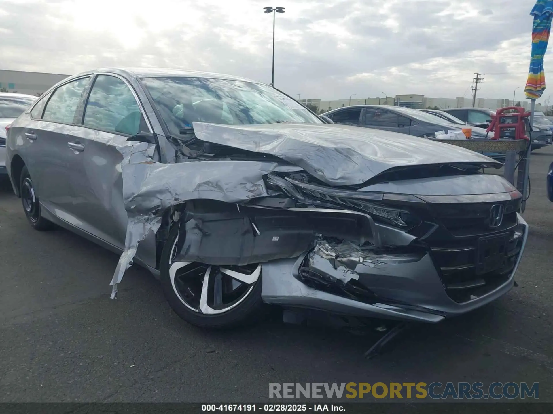 1 Photograph of a damaged car 1HGCV1F32NA104921 HONDA ACCORD 2022