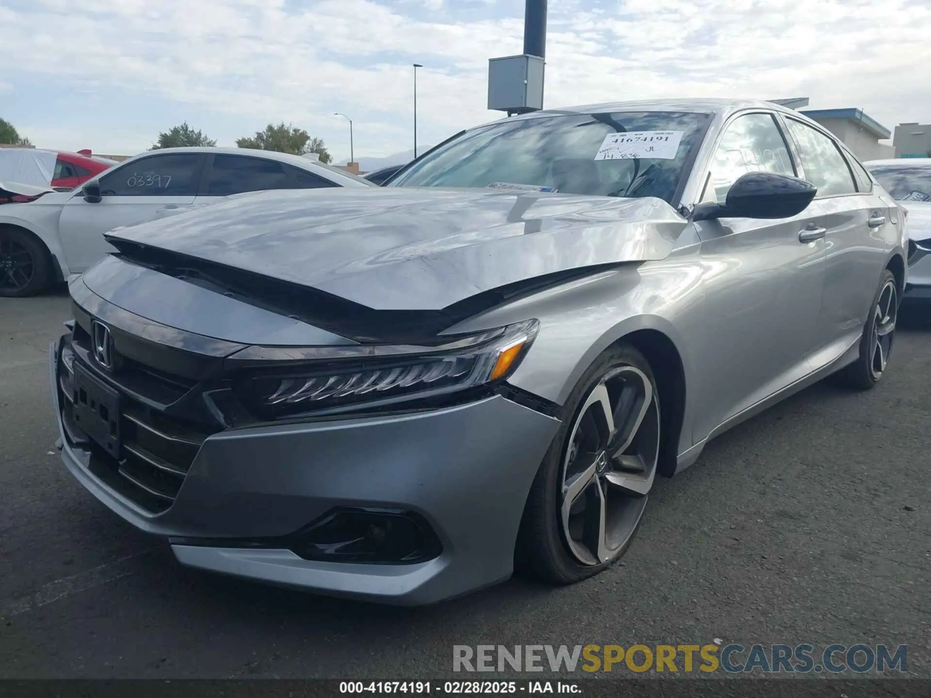 2 Photograph of a damaged car 1HGCV1F32NA104921 HONDA ACCORD 2022