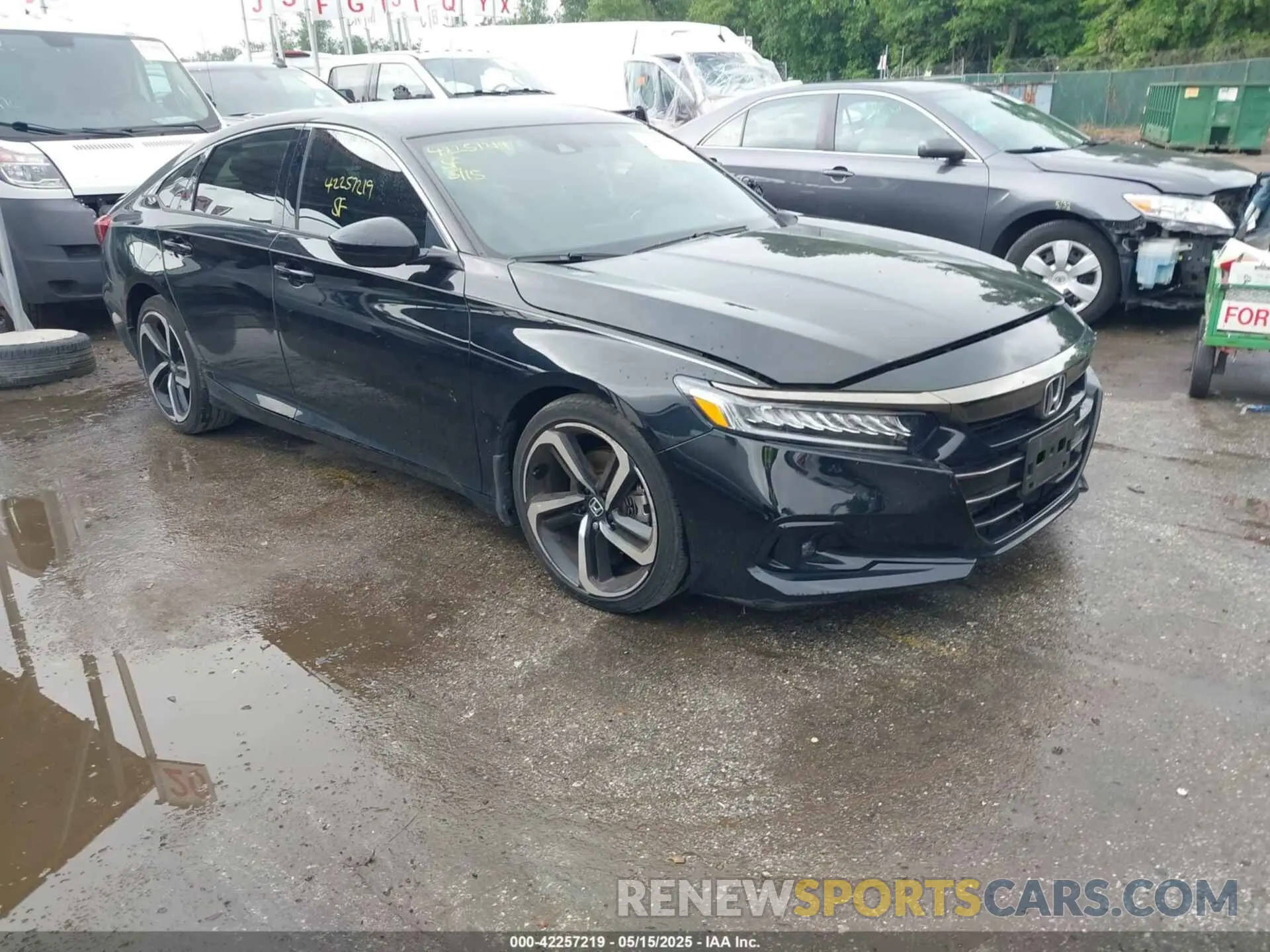 1 Photograph of a damaged car 1HGCV1F32NA111237 HONDA ACCORD 2022