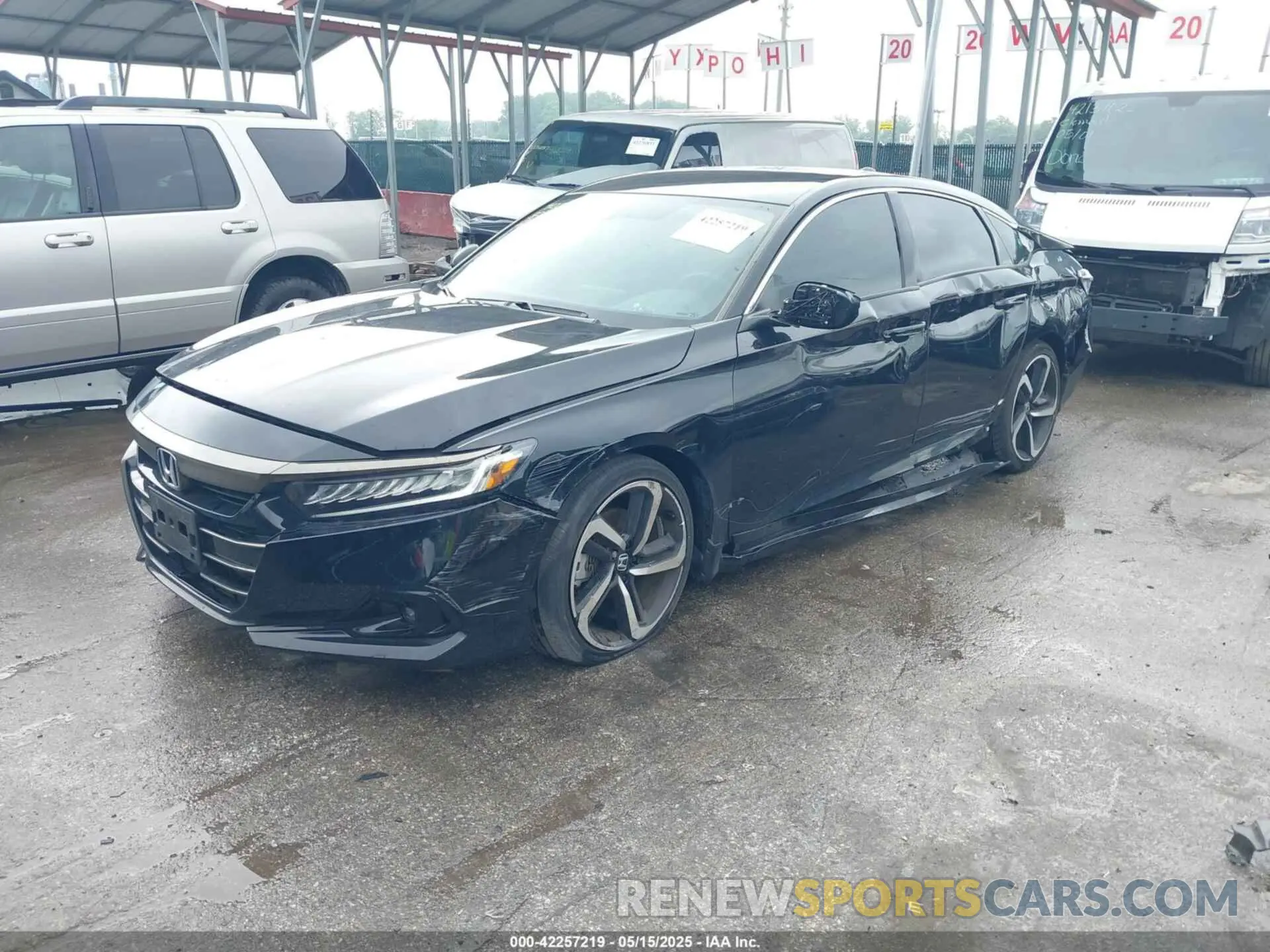 2 Photograph of a damaged car 1HGCV1F32NA111237 HONDA ACCORD 2022