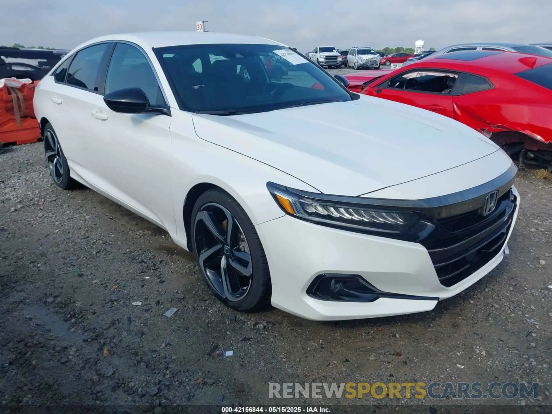 1 Photograph of a damaged car 1HGCV1F33NA024348 HONDA ACCORD 2022