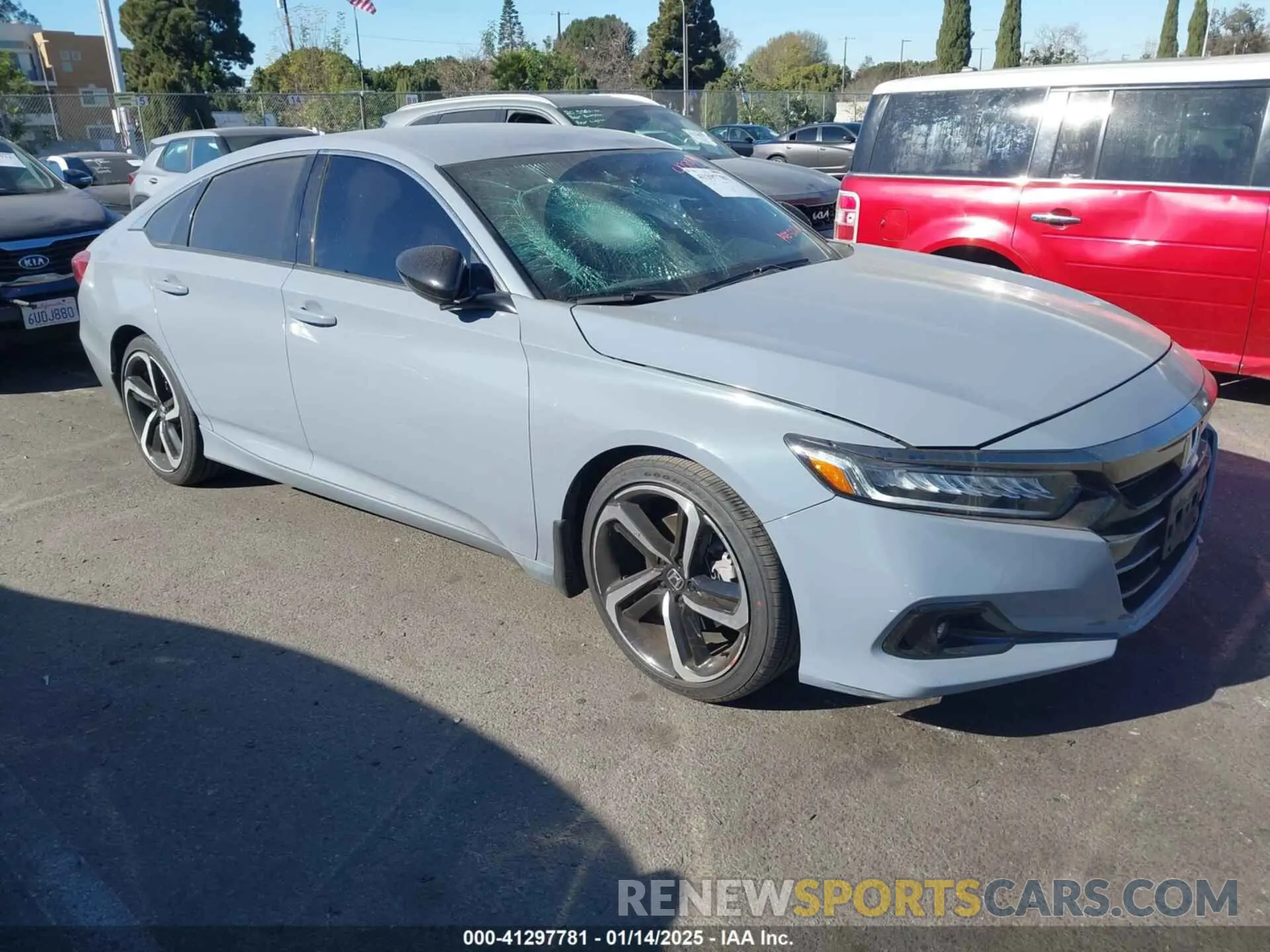 1 Photograph of a damaged car 1HGCV1F33NA084288 HONDA ACCORD 2022