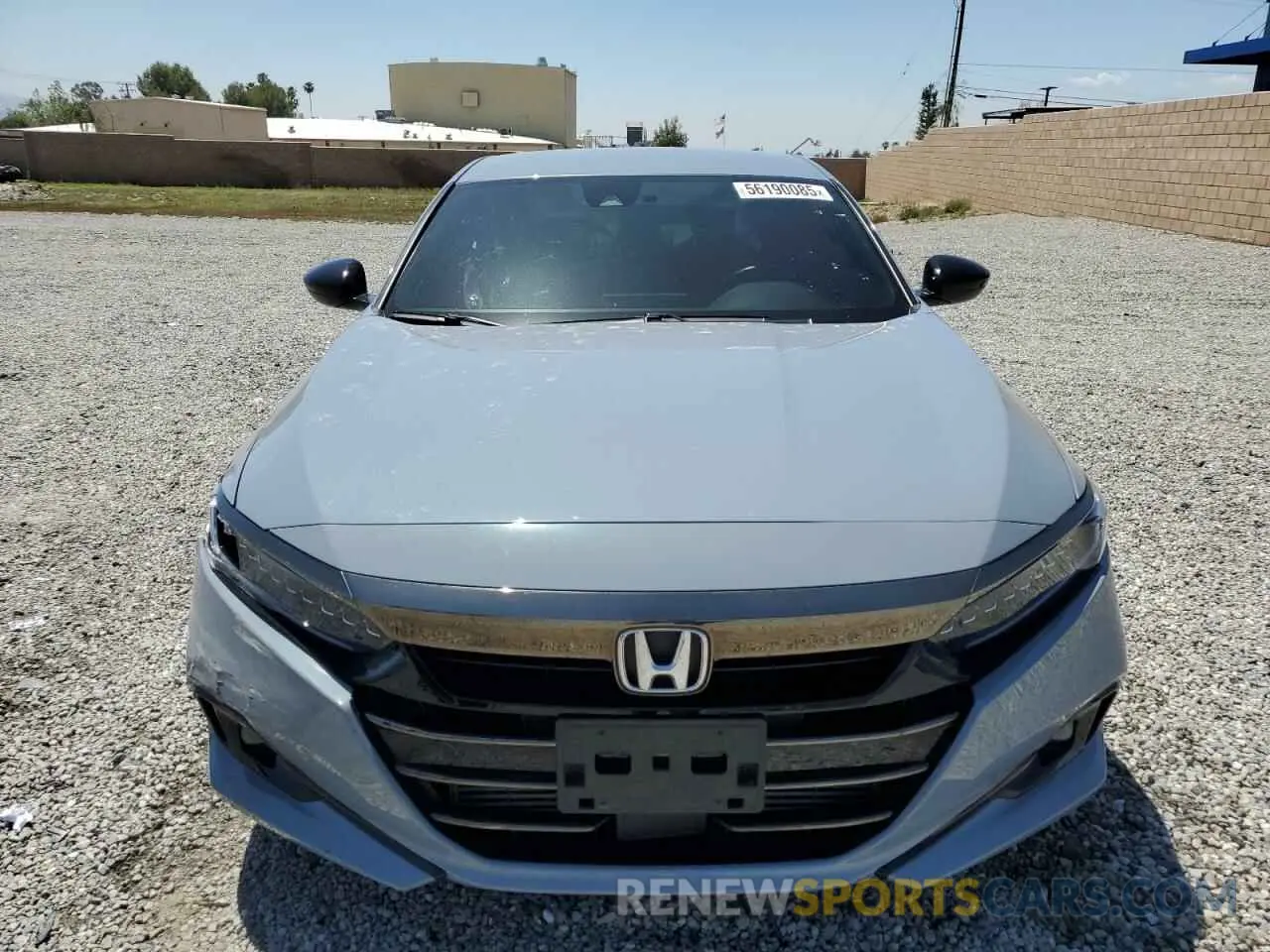 5 Photograph of a damaged car 1HGCV1F33NA108900 HONDA ACCORD 2022