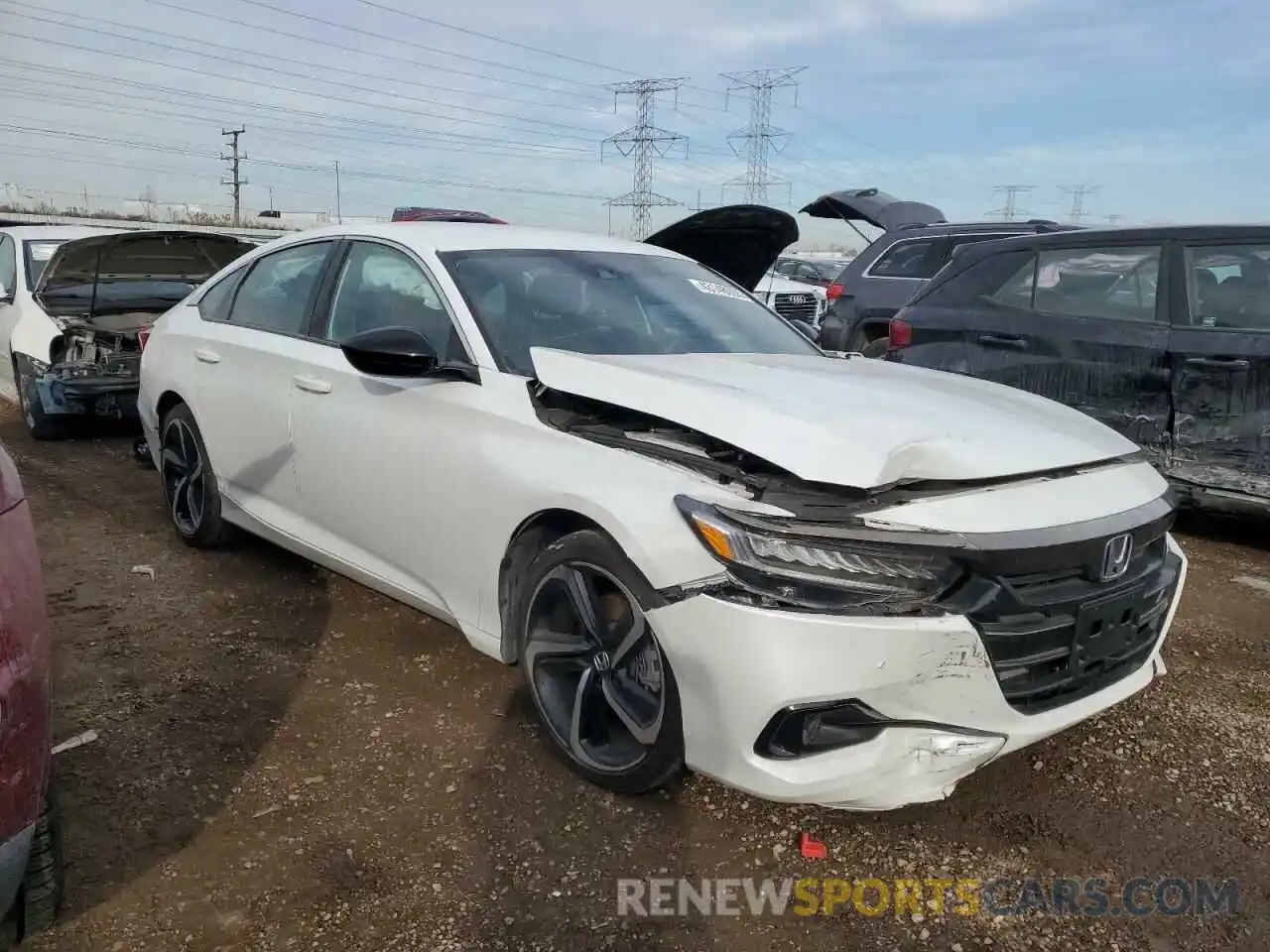 4 Photograph of a damaged car 1HGCV1F33NA113370 HONDA ACCORD 2022