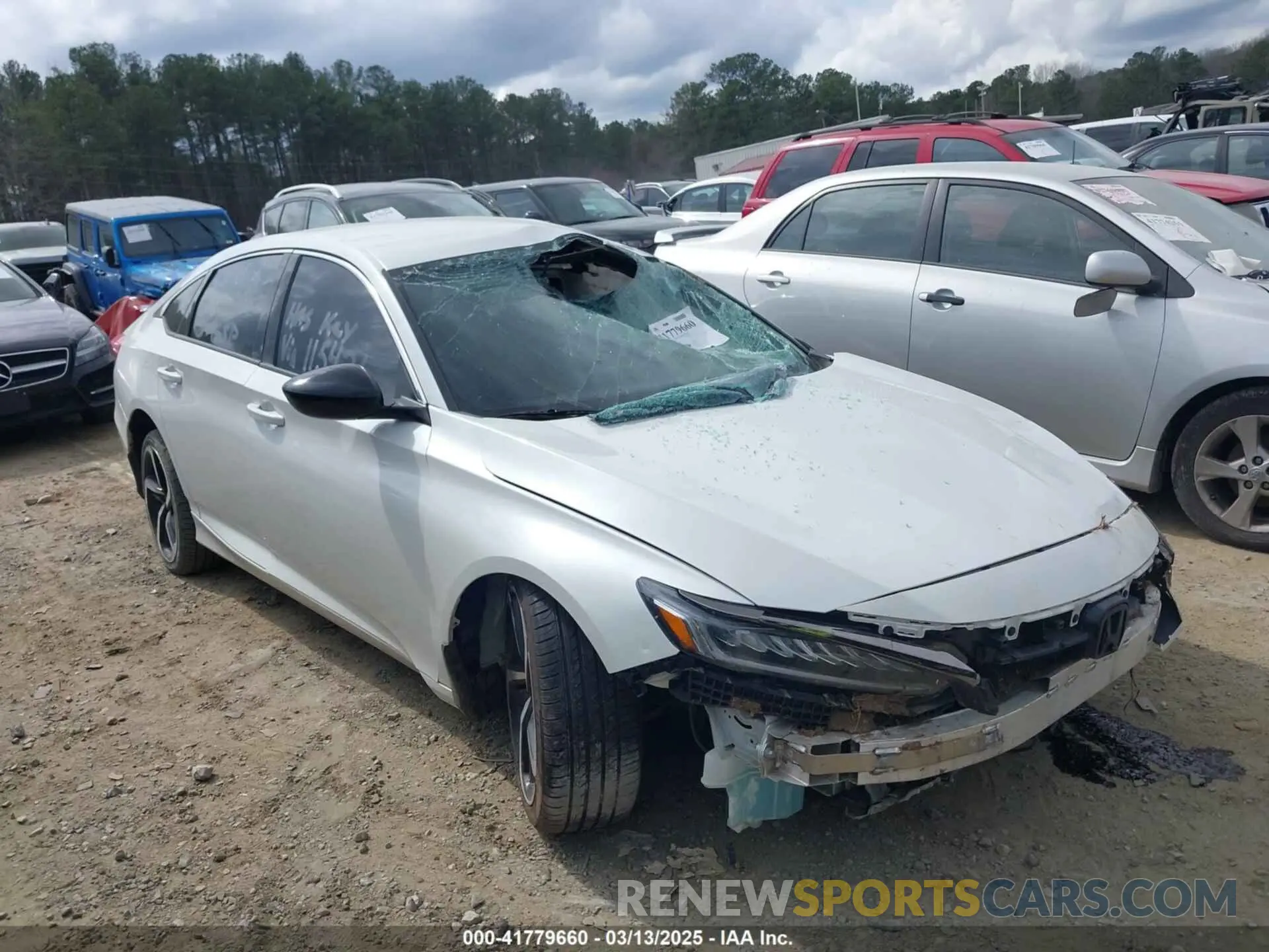 1 Photograph of a damaged car 1HGCV1F33NA115426 HONDA ACCORD 2022