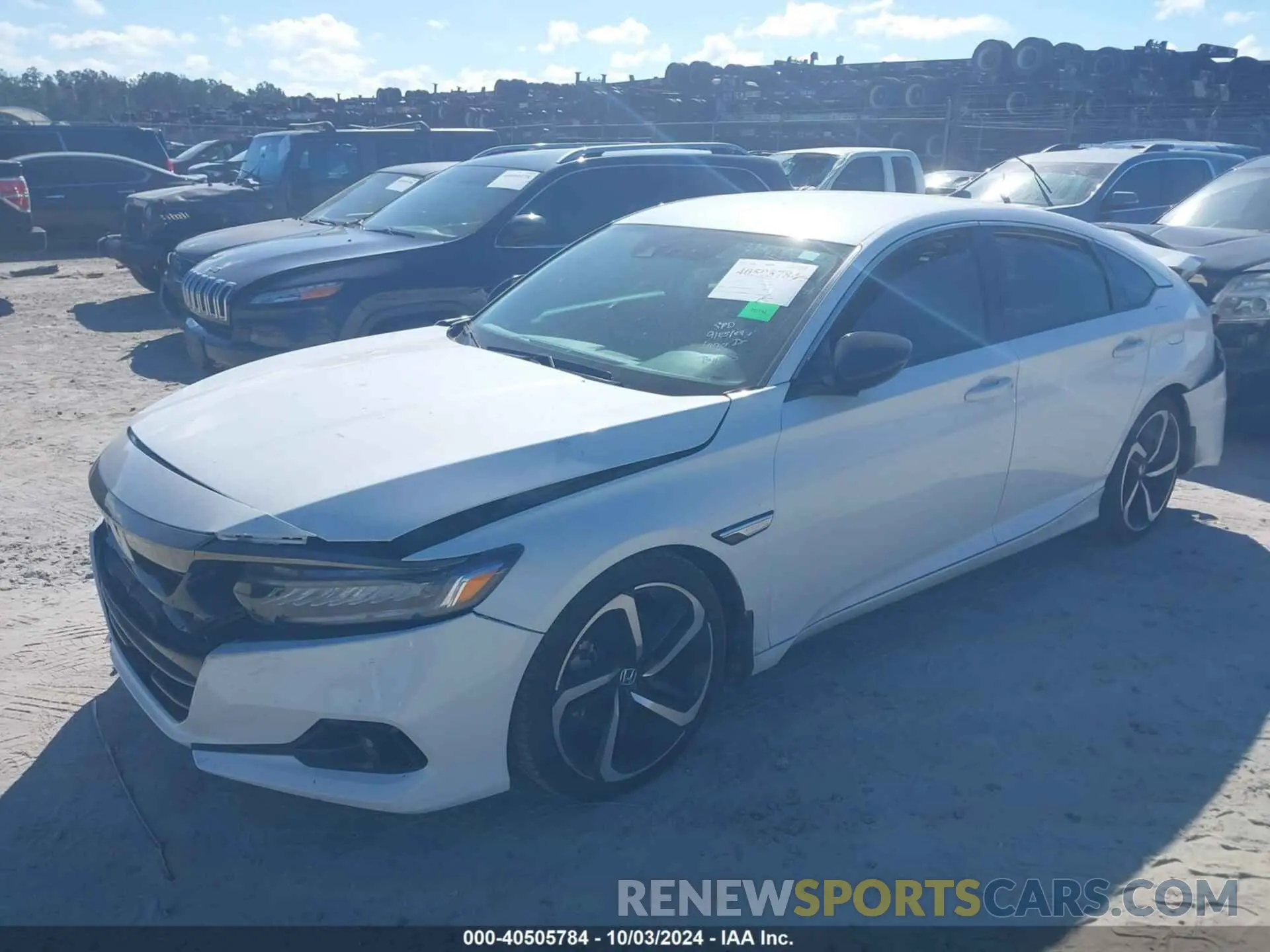 2 Photograph of a damaged car 1HGCV1F34NA001922 HONDA ACCORD 2022