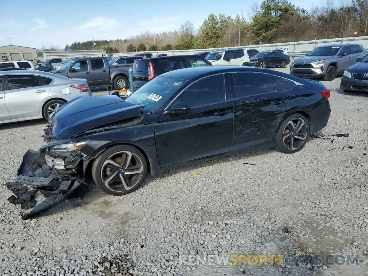 1 Photograph of a damaged car 1HGCV1F34NA012273 HONDA ACCORD 2022