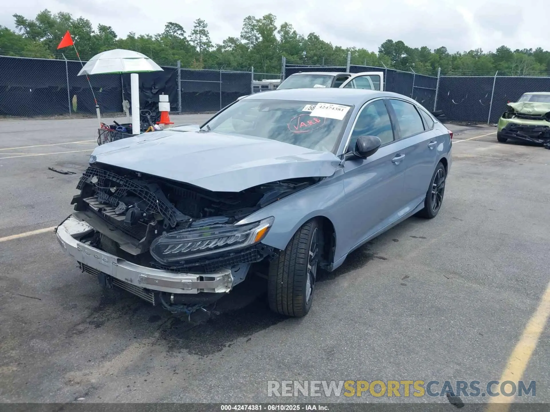 2 Photograph of a damaged car 1HGCV1F34NA012497 HONDA ACCORD 2022