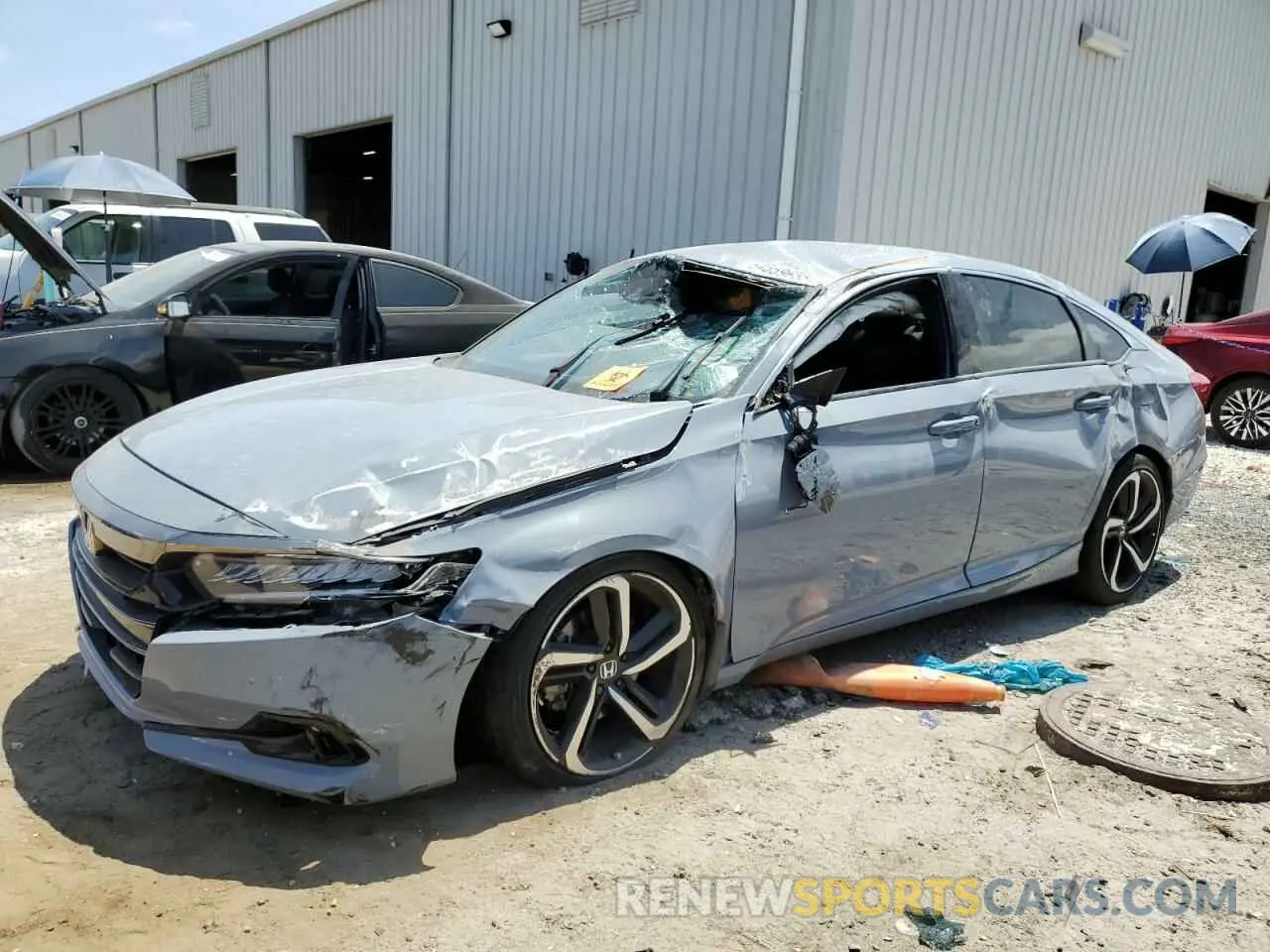 1 Photograph of a damaged car 1HGCV1F34NA022432 HONDA ACCORD 2022