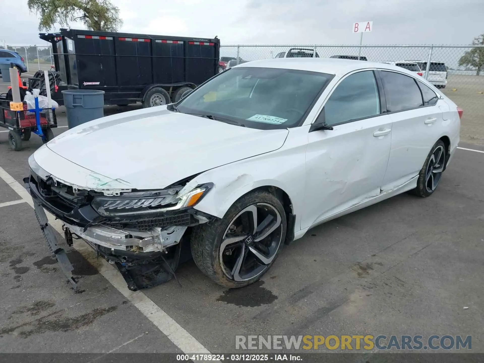 2 Photograph of a damaged car 1HGCV1F34NA025766 HONDA ACCORD 2022