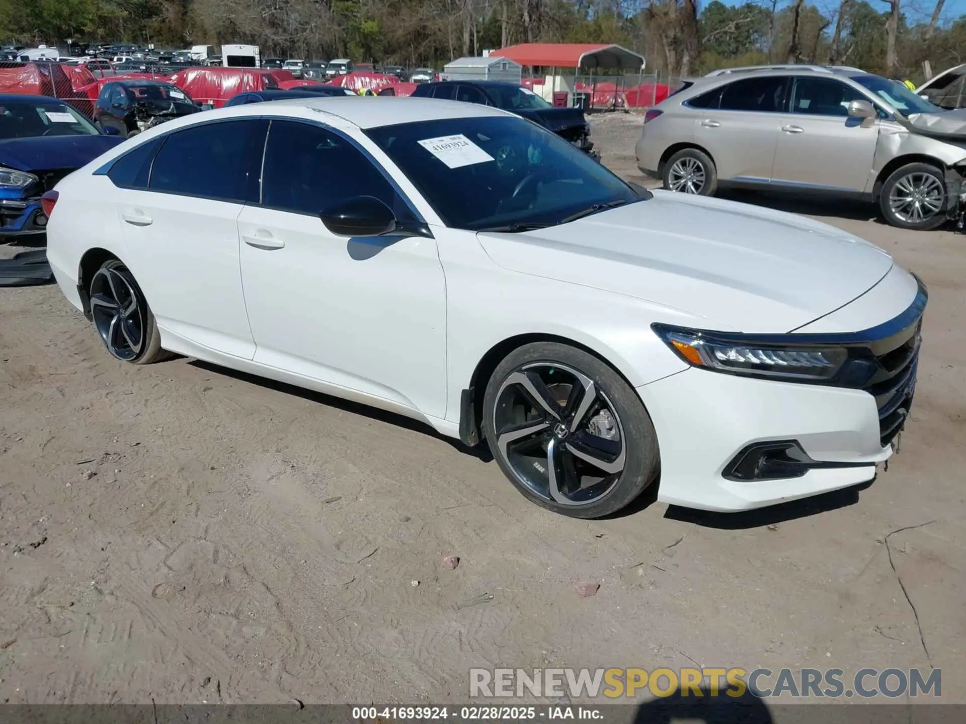 1 Photograph of a damaged car 1HGCV1F34NA035097 HONDA ACCORD 2022