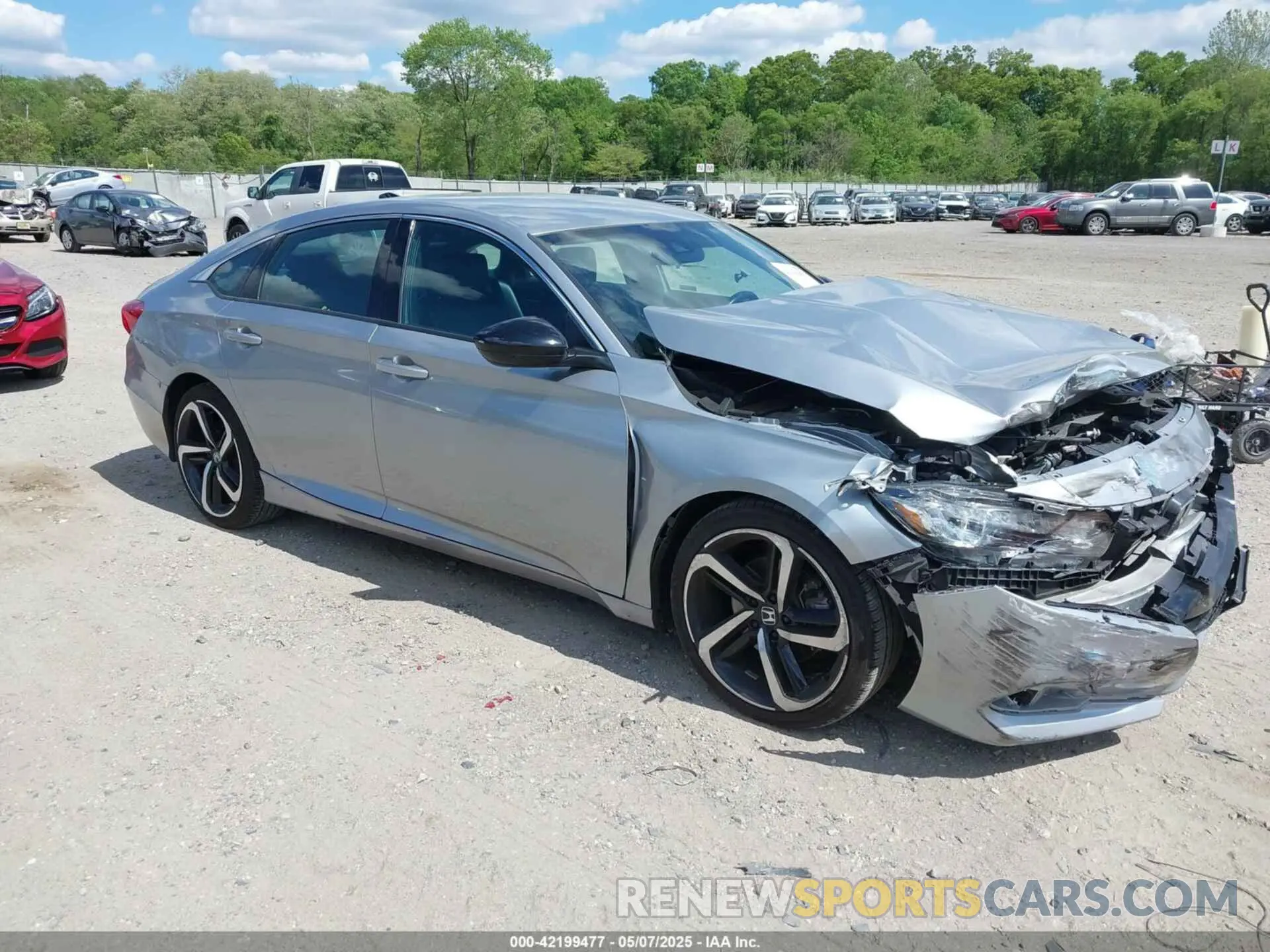 1 Photograph of a damaged car 1HGCV1F34NA039716 HONDA ACCORD 2022