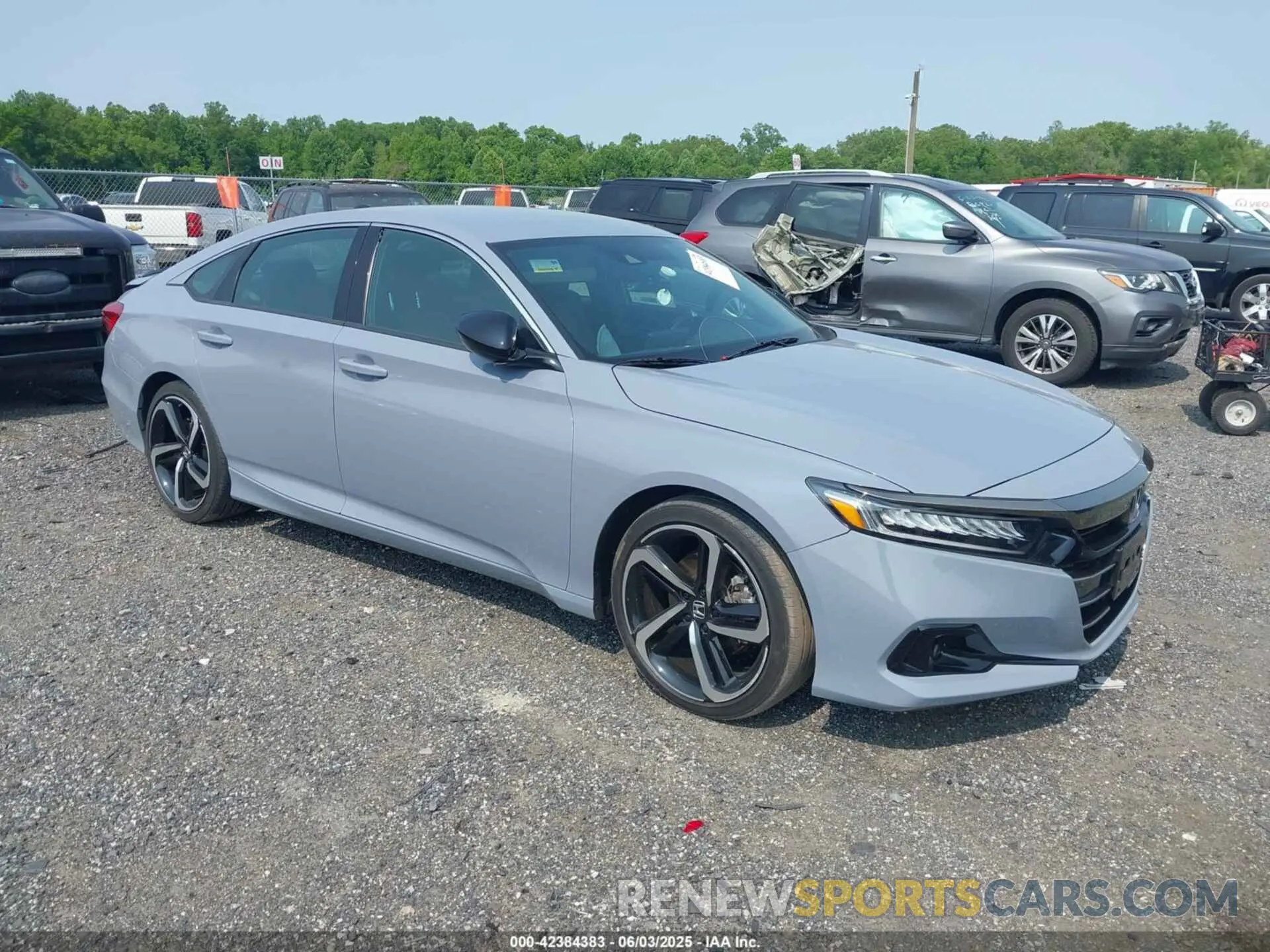 1 Photograph of a damaged car 1HGCV1F34NA042728 HONDA ACCORD 2022