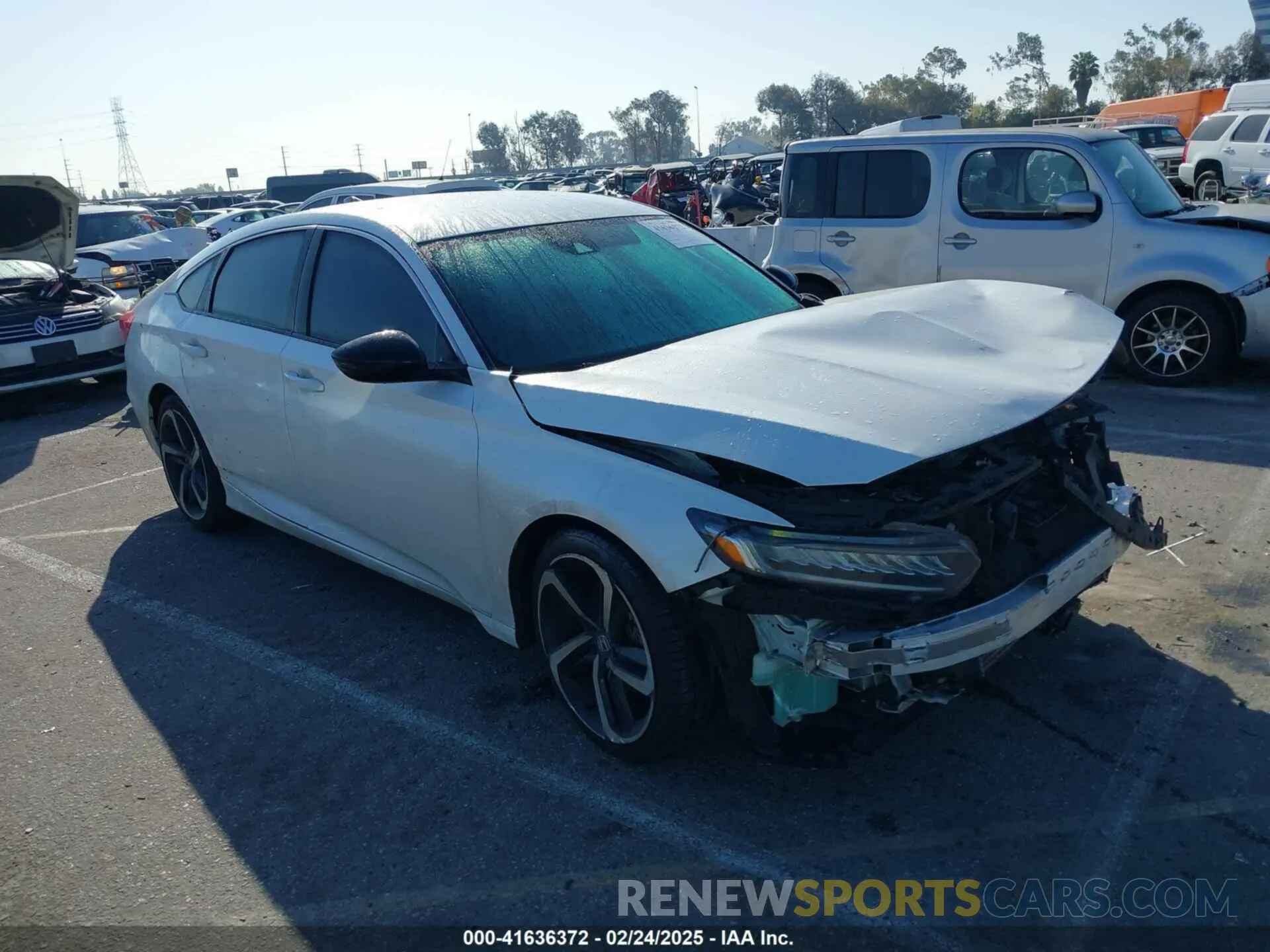 1 Photograph of a damaged car 1HGCV1F34NA052532 HONDA ACCORD 2022