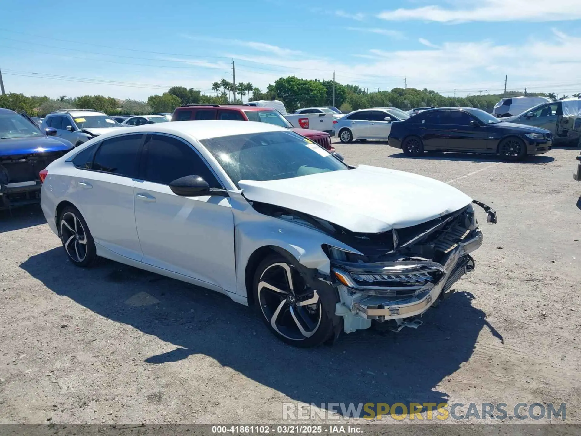 1 Photograph of a damaged car 1HGCV1F34NA067743 HONDA ACCORD 2022