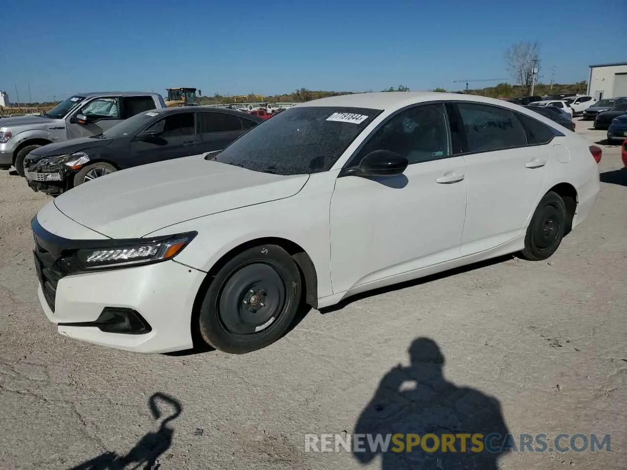 1 Photograph of a damaged car 1HGCV1F34NA109263 HONDA ACCORD 2022