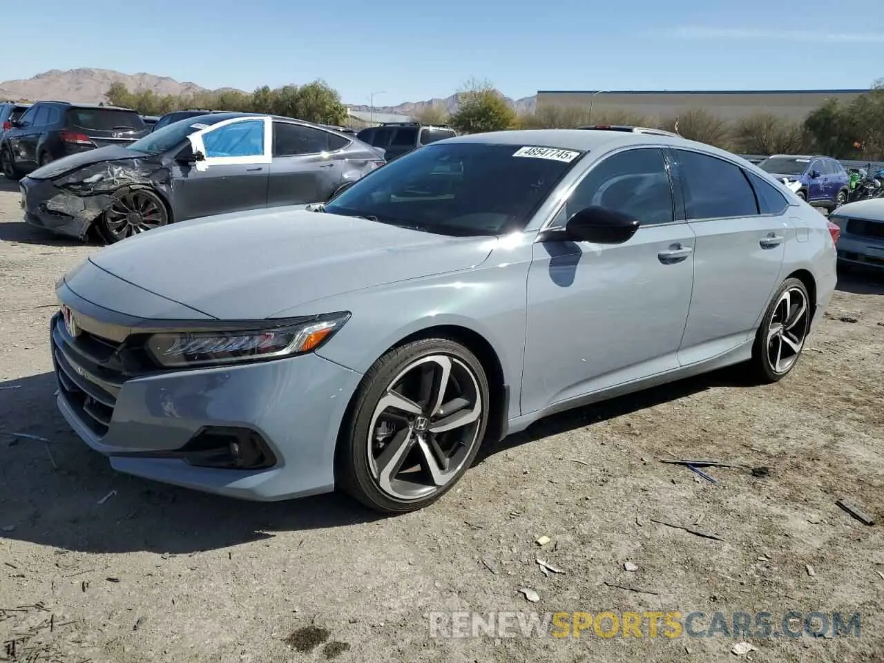 1 Photograph of a damaged car 1HGCV1F34NA117220 HONDA ACCORD 2022
