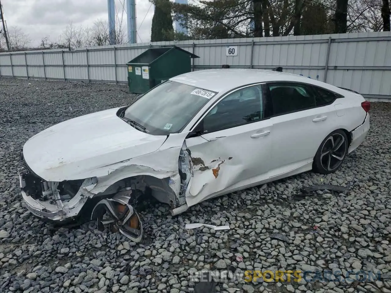 1 Photograph of a damaged car 1HGCV1F34NA118805 HONDA ACCORD 2022