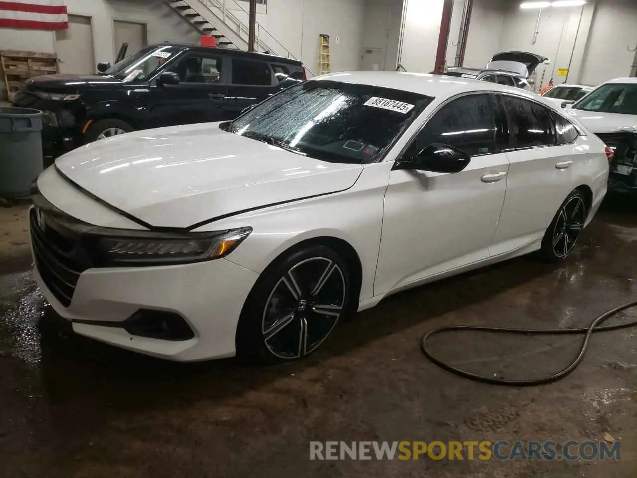 1 Photograph of a damaged car 1HGCV1F35NA024156 HONDA ACCORD 2022