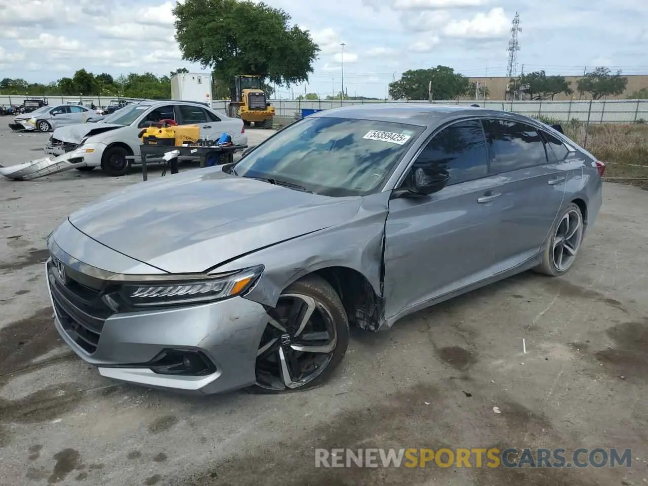 1 Photograph of a damaged car 1HGCV1F35NA042320 HONDA ACCORD 2022