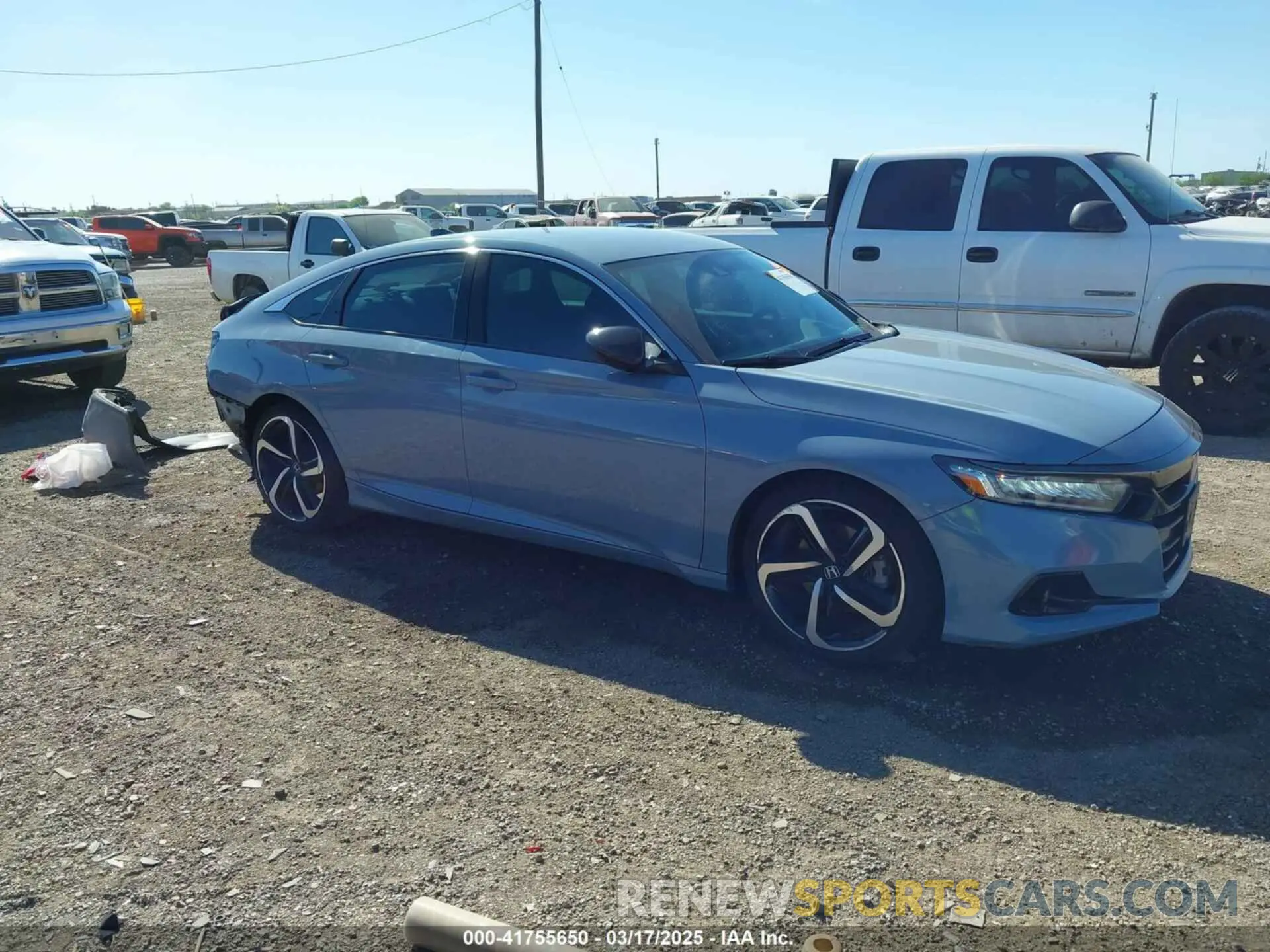 1 Photograph of a damaged car 1HGCV1F35NA079593 HONDA ACCORD 2022