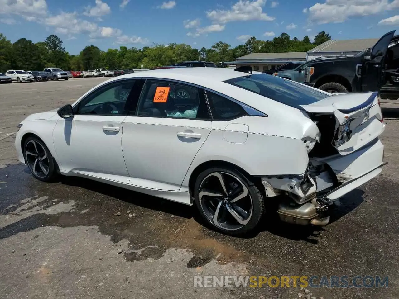 2 Photograph of a damaged car 1HGCV1F35NA090884 HONDA ACCORD 2022