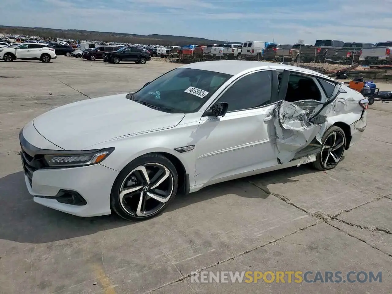 1 Photograph of a damaged car 1HGCV1F35NA095132 HONDA ACCORD 2022