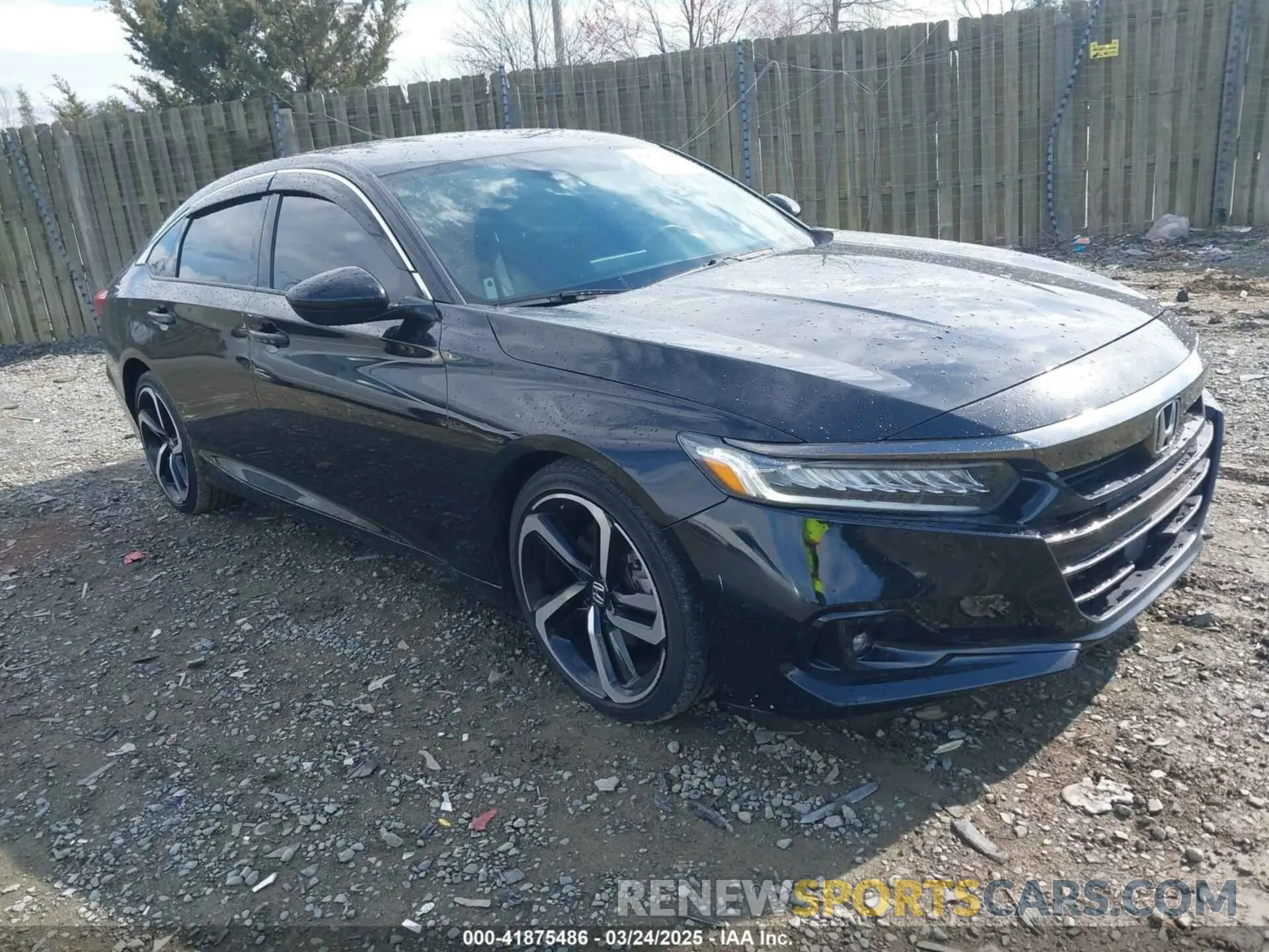 1 Photograph of a damaged car 1HGCV1F35NA103049 HONDA ACCORD 2022