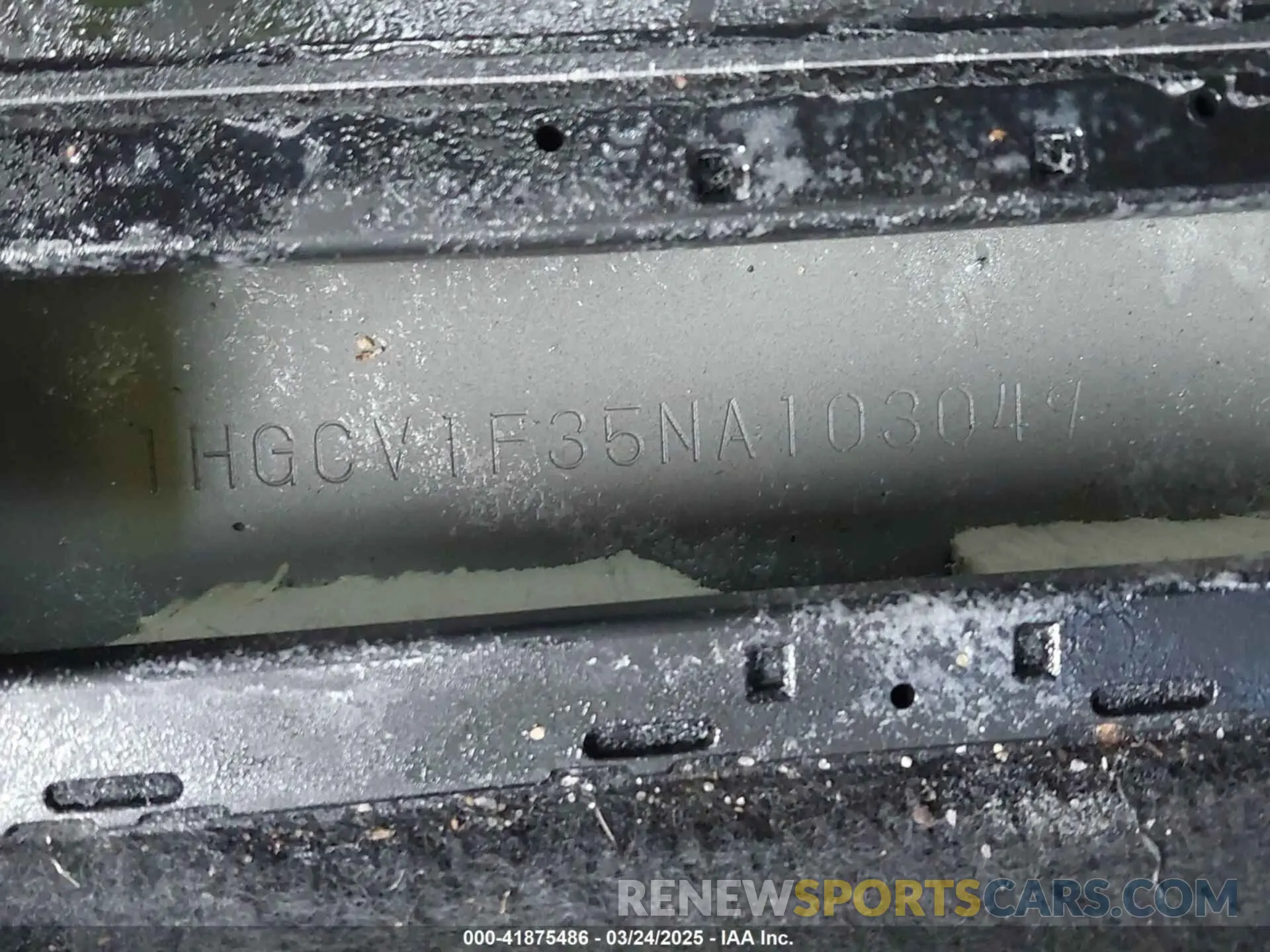 9 Photograph of a damaged car 1HGCV1F35NA103049 HONDA ACCORD 2022