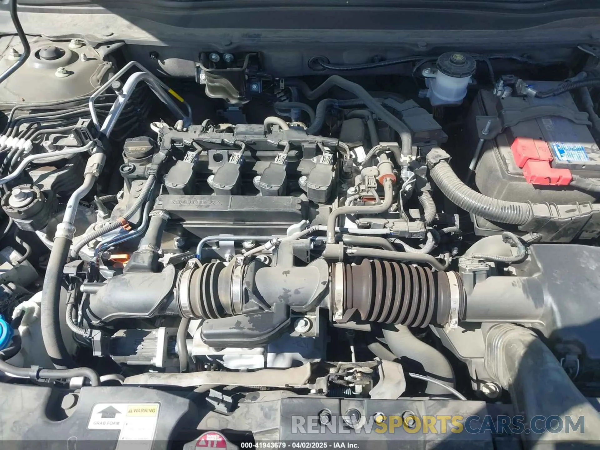 10 Photograph of a damaged car 1HGCV1F35NA107134 HONDA ACCORD 2022