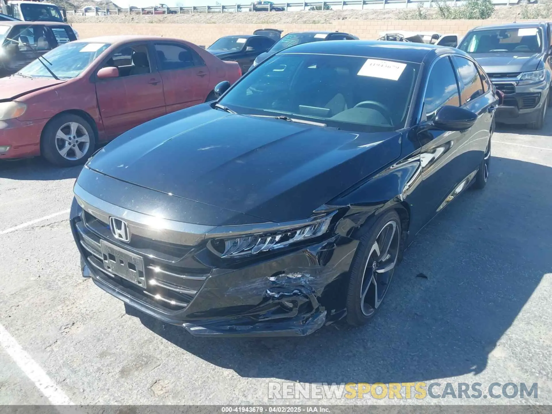 2 Photograph of a damaged car 1HGCV1F35NA107134 HONDA ACCORD 2022