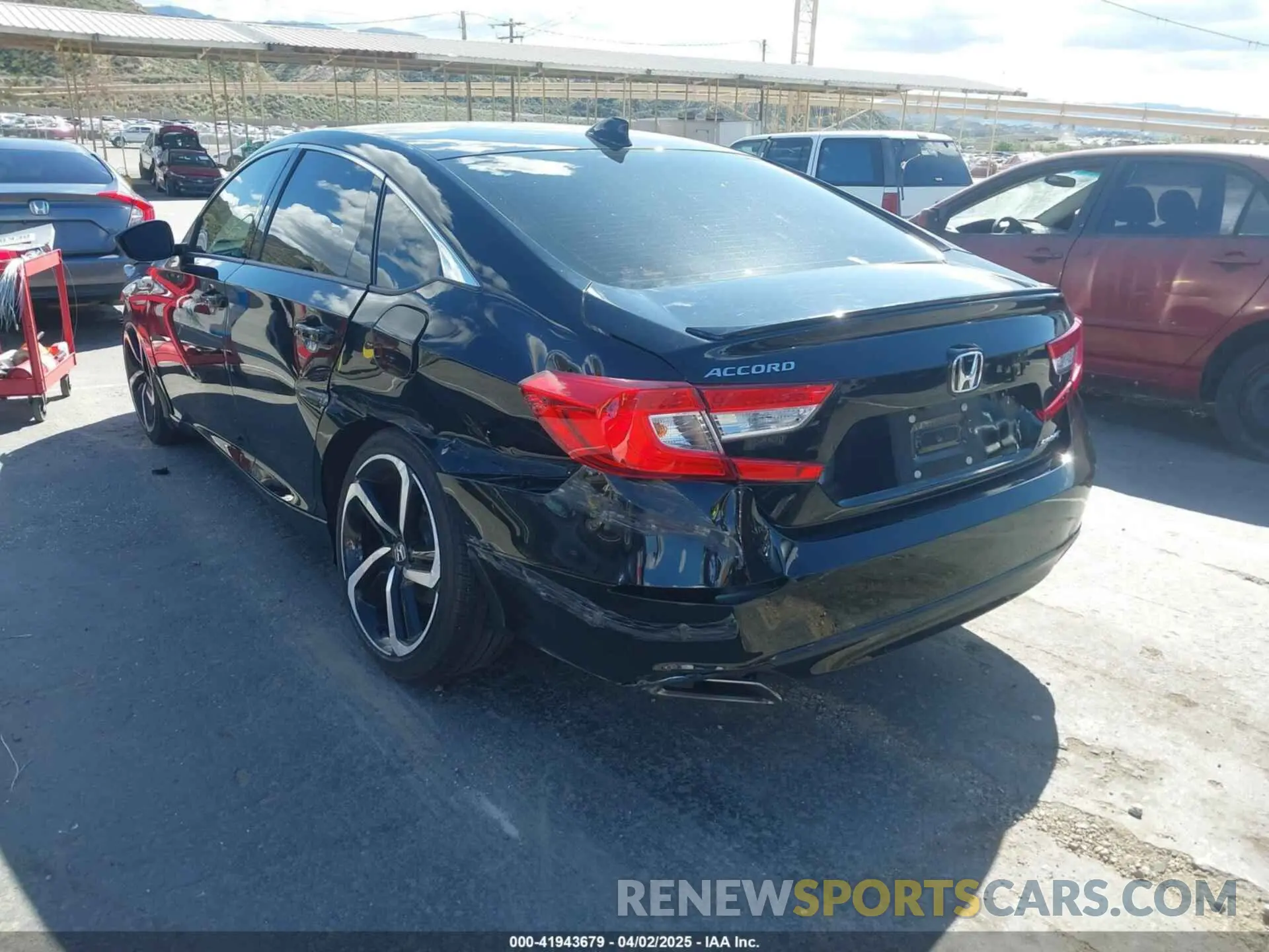 3 Photograph of a damaged car 1HGCV1F35NA107134 HONDA ACCORD 2022