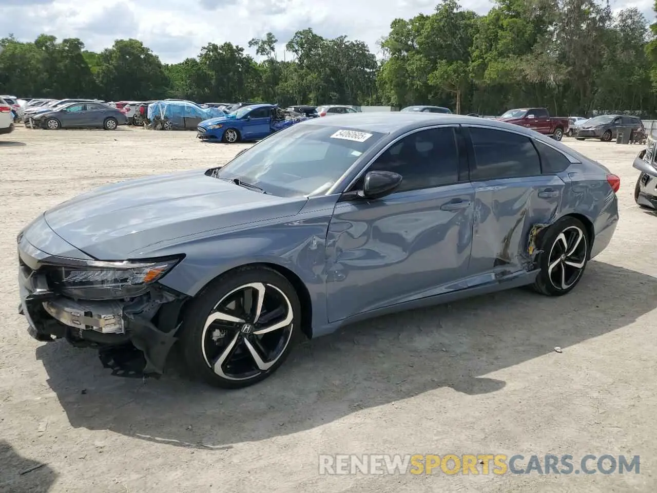 1 Photograph of a damaged car 1HGCV1F35NA121079 HONDA ACCORD 2022