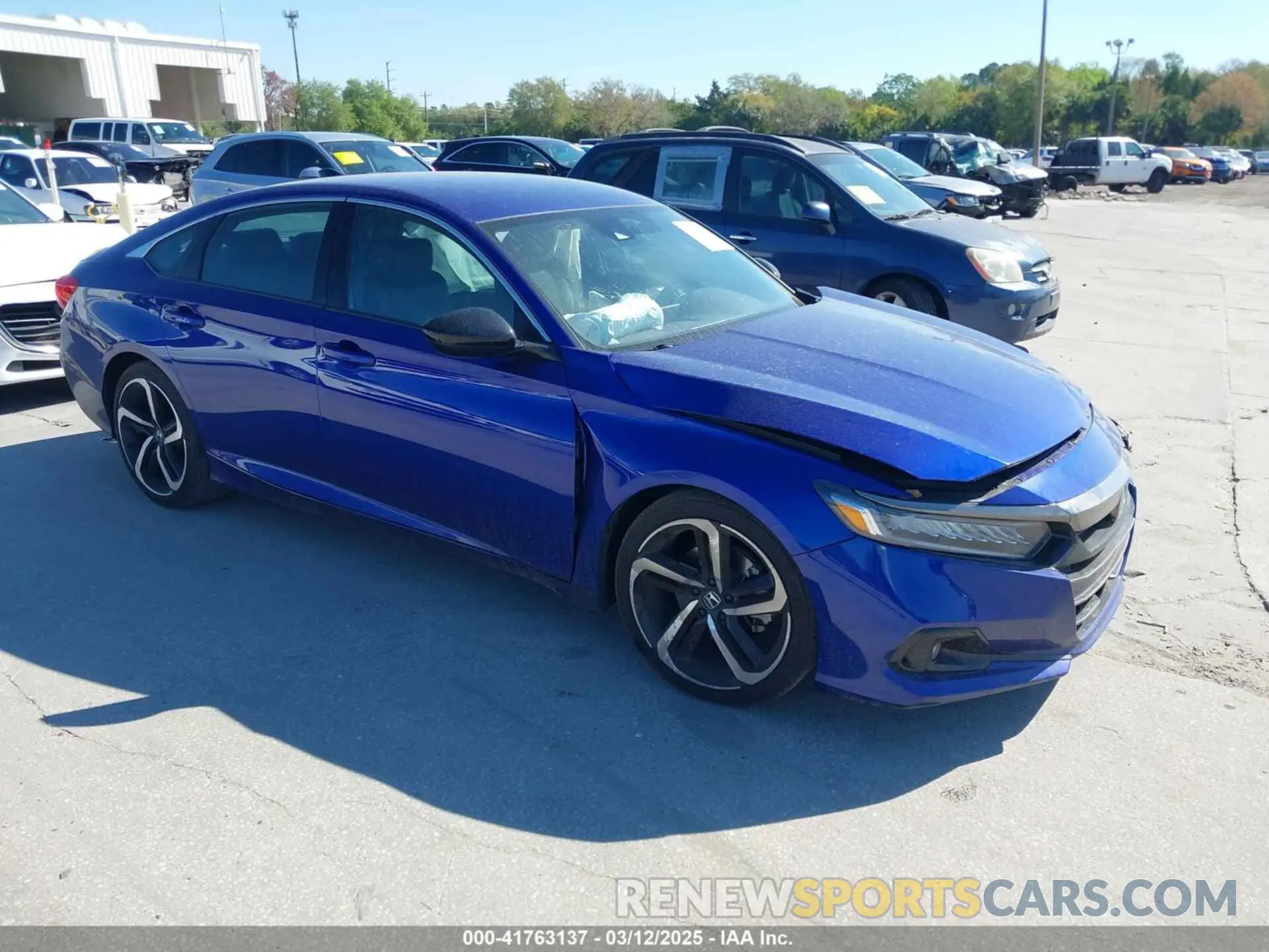 1 Photograph of a damaged car 1HGCV1F36NA031343 HONDA ACCORD 2022