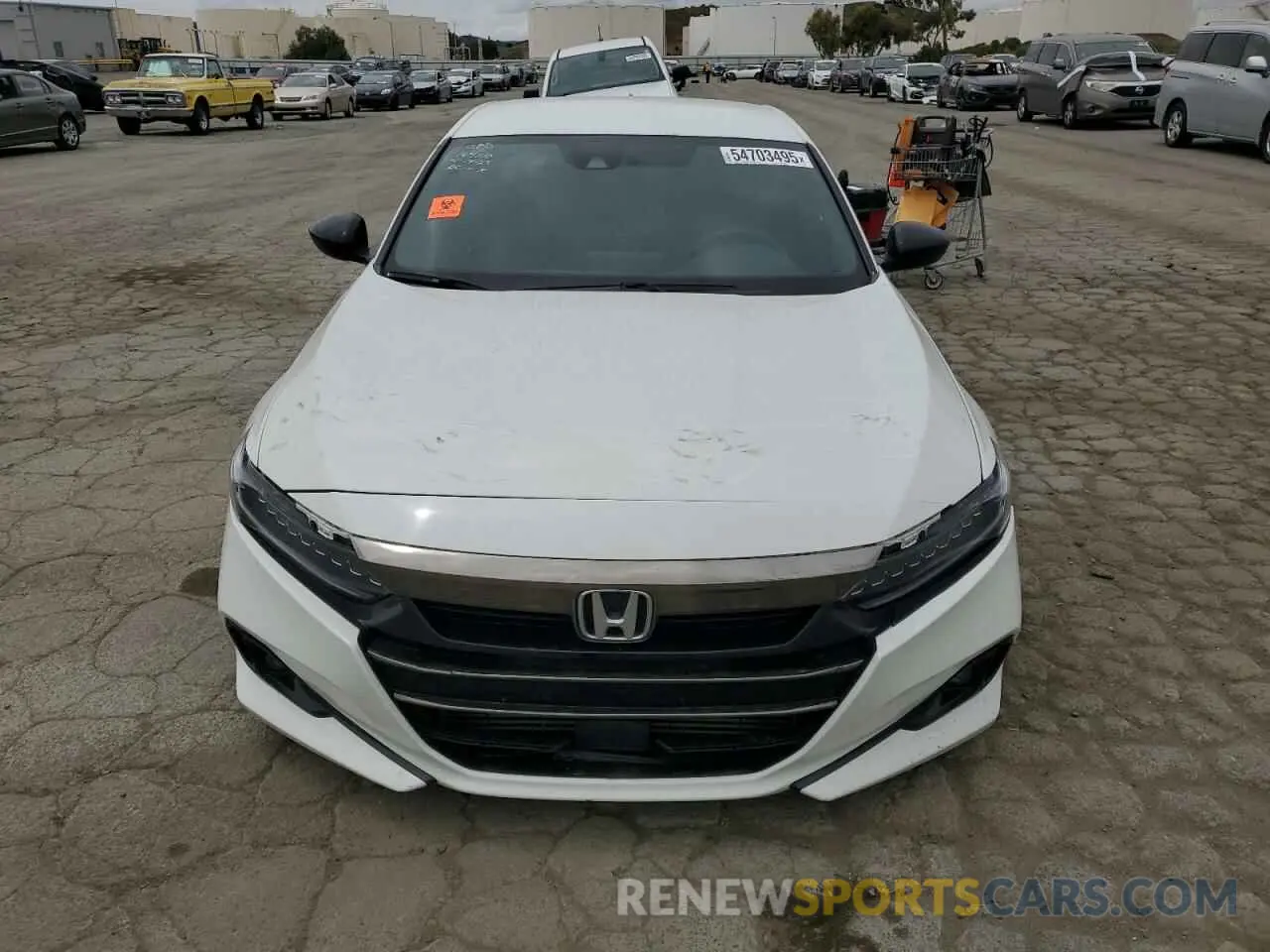 5 Photograph of a damaged car 1HGCV1F36NA033156 HONDA ACCORD 2022