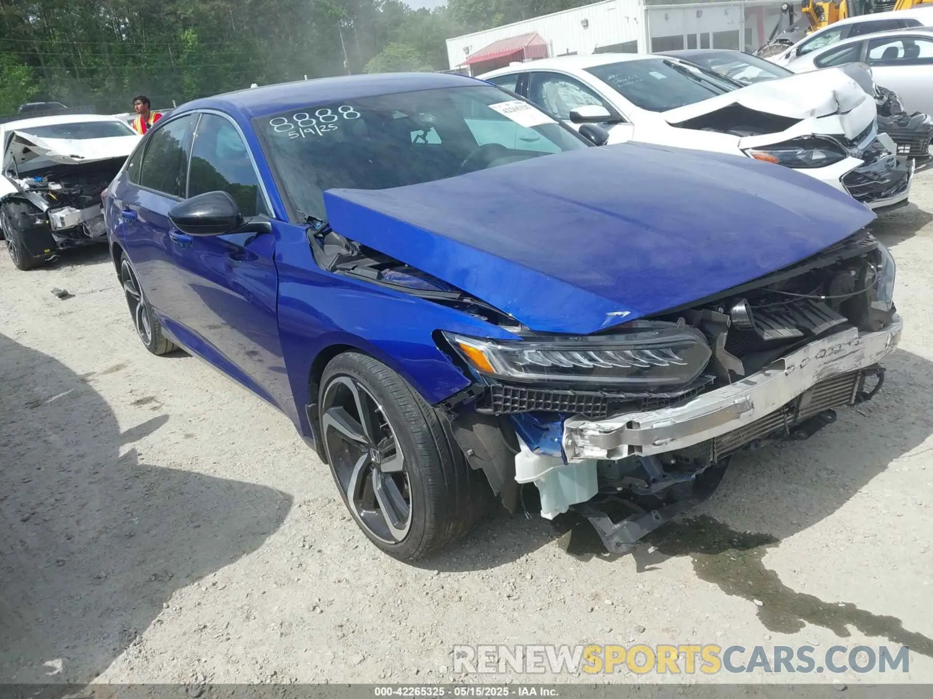 1 Photograph of a damaged car 1HGCV1F36NA038888 HONDA ACCORD 2022