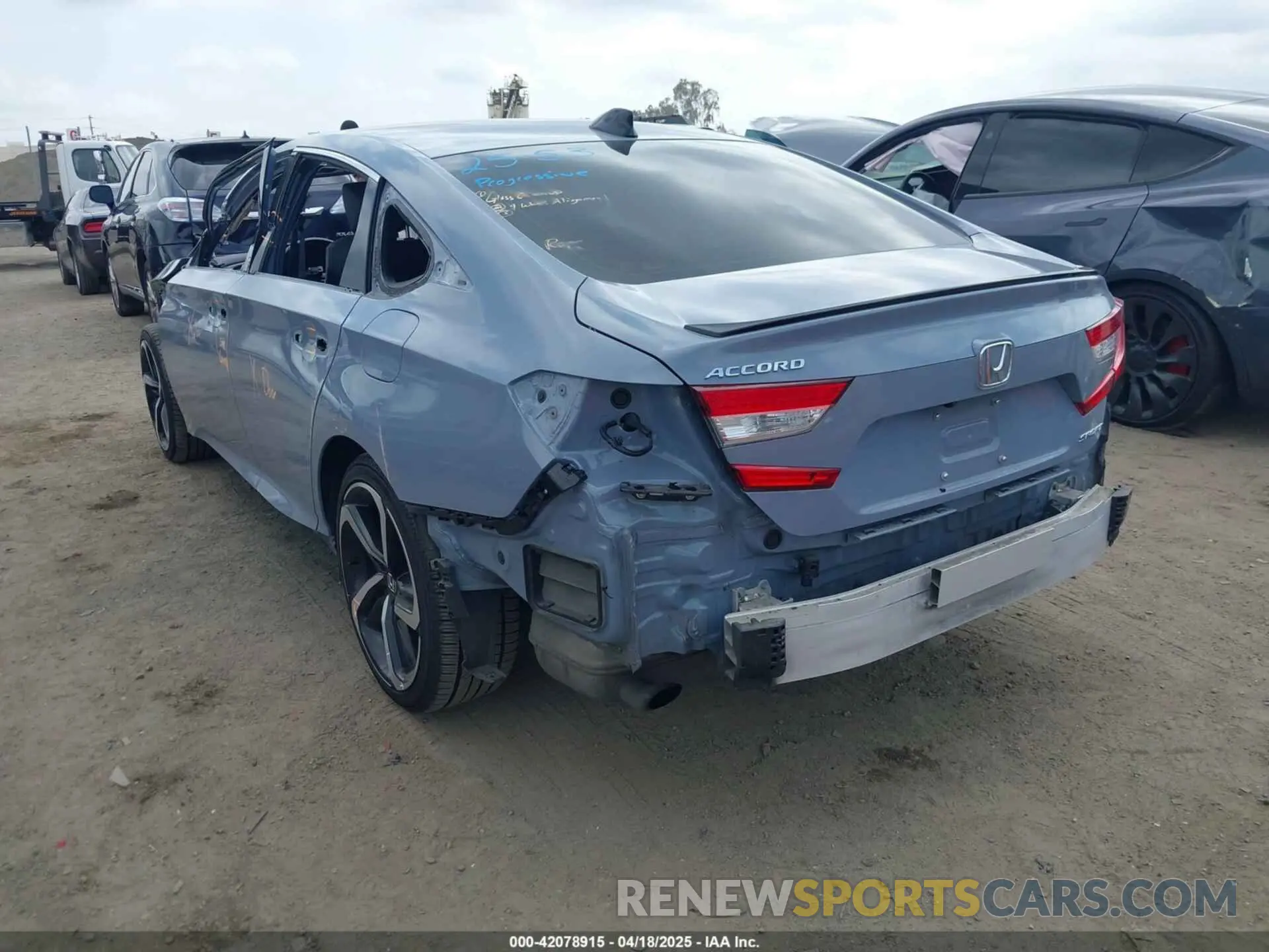 3 Photograph of a damaged car 1HGCV1F36NA046912 HONDA ACCORD 2022