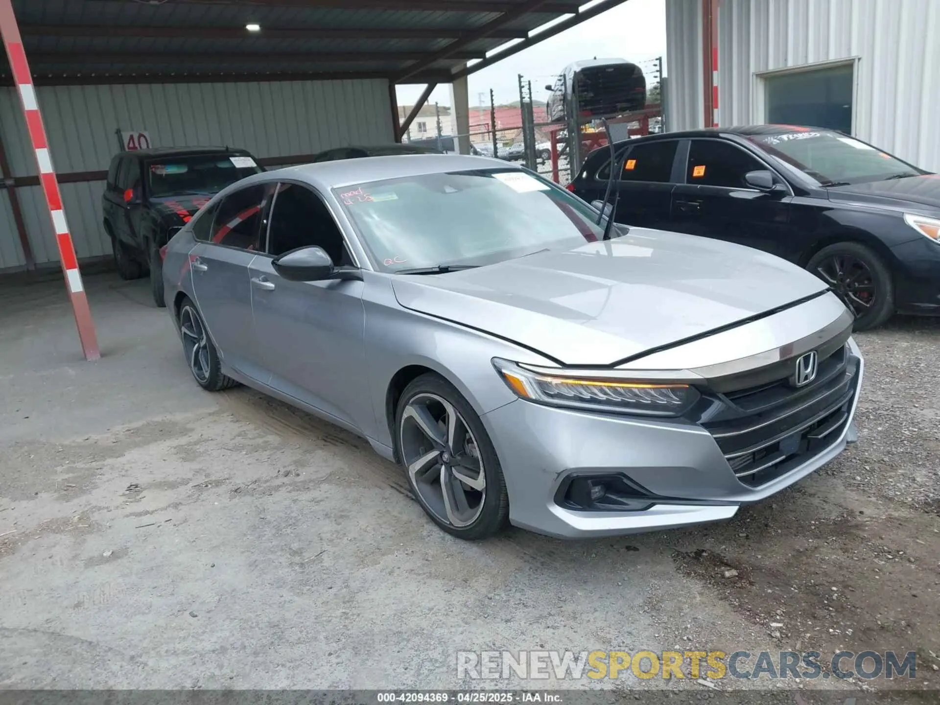 1 Photograph of a damaged car 1HGCV1F36NA059336 HONDA ACCORD 2022