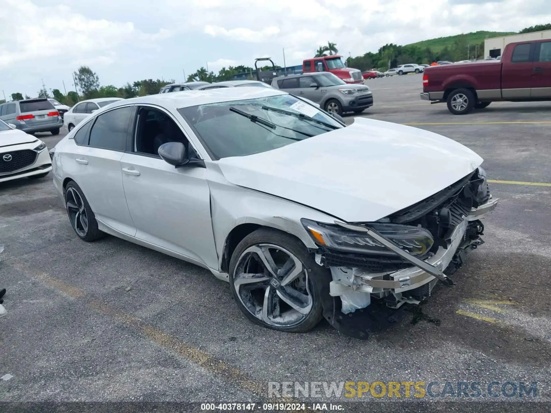 1 Photograph of a damaged car 1HGCV1F36NA079392 HONDA ACCORD 2022