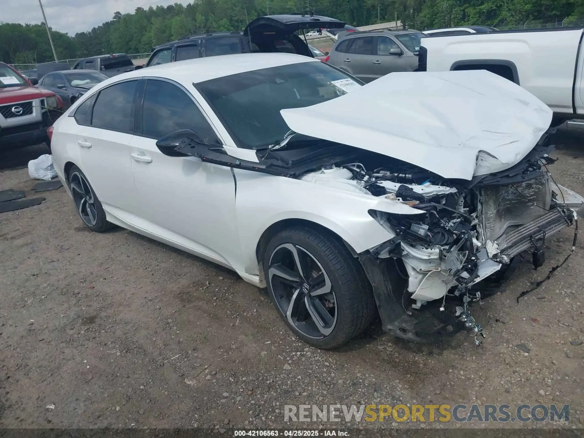 1 Photograph of a damaged car 1HGCV1F36NA101665 HONDA ACCORD 2022