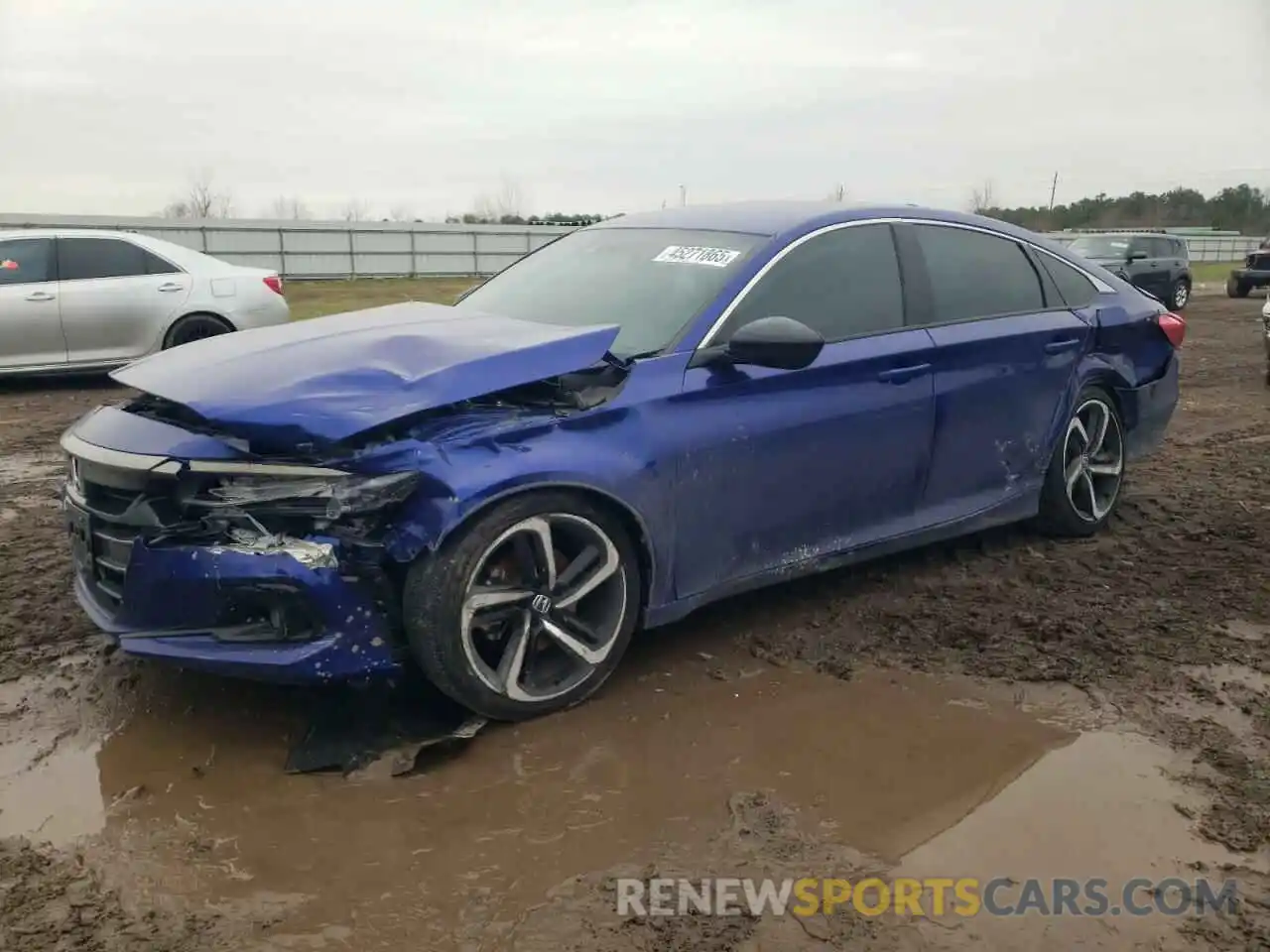 1 Photograph of a damaged car 1HGCV1F36NA121690 HONDA ACCORD 2022