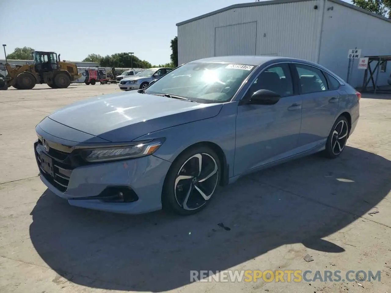 1 Photograph of a damaged car 1HGCV1F37NA035871 HONDA ACCORD 2022