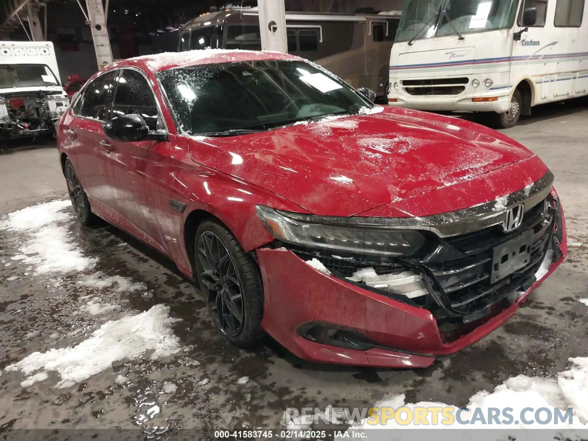 1 Photograph of a damaged car 1HGCV1F37NA045901 HONDA ACCORD 2022