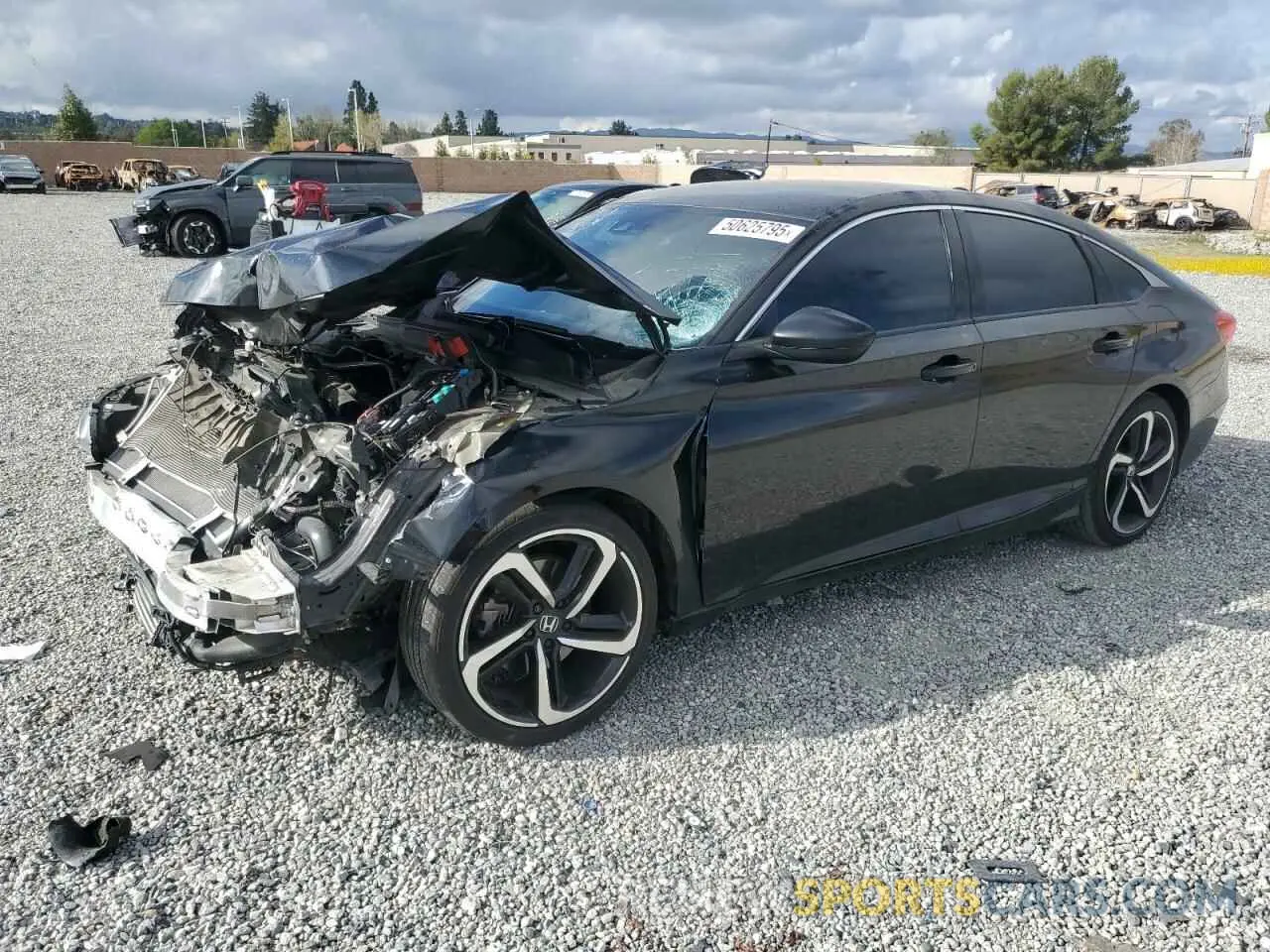 1 Photograph of a damaged car 1HGCV1F37NA047356 HONDA ACCORD 2022