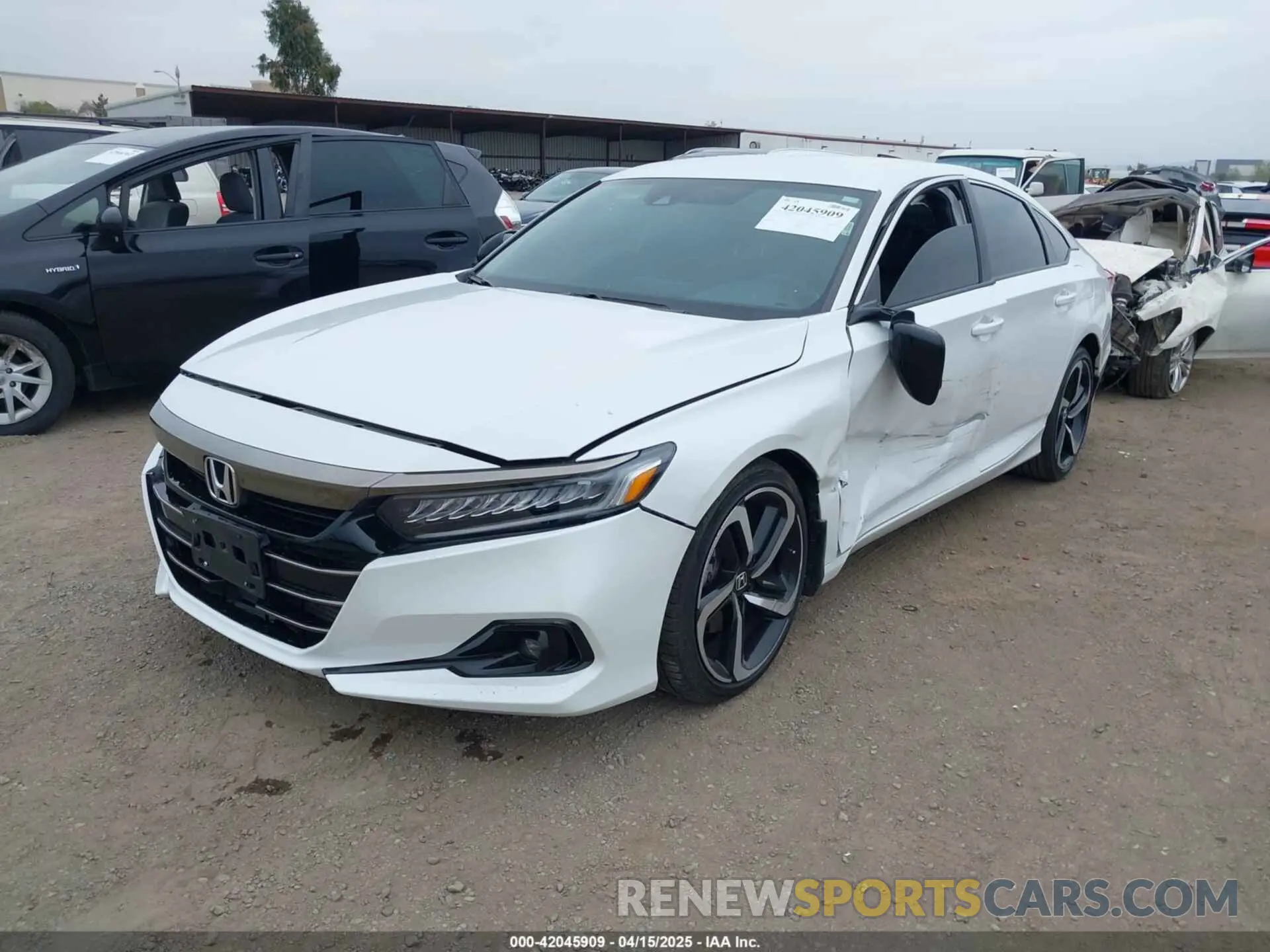 2 Photograph of a damaged car 1HGCV1F37NA049642 HONDA ACCORD 2022
