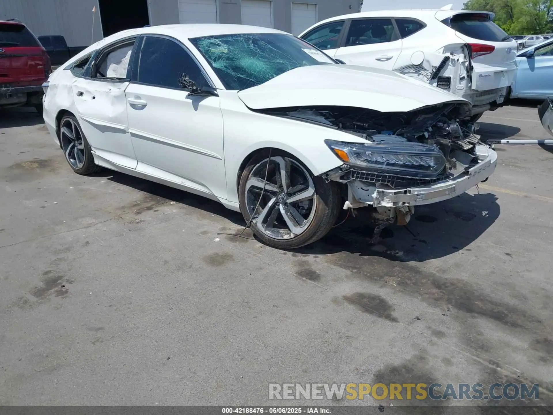 1 Photograph of a damaged car 1HGCV1F37NA078395 HONDA ACCORD 2022