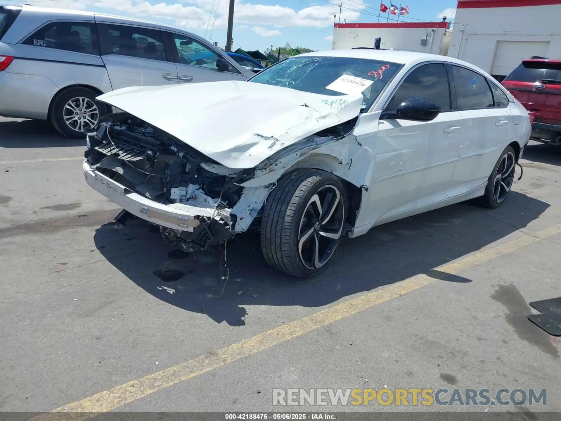 2 Photograph of a damaged car 1HGCV1F37NA078395 HONDA ACCORD 2022